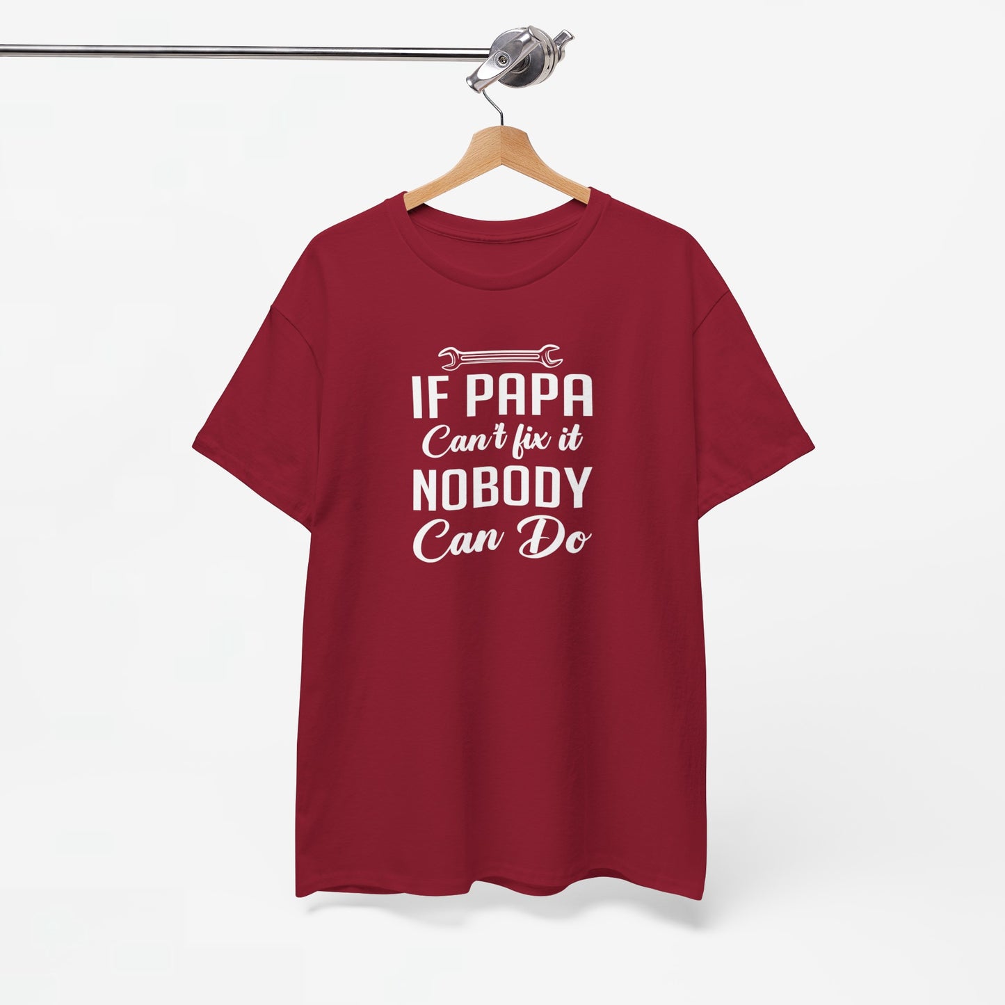 Vaderdag Papa Cadeau - T-shirt - If Papa can't fix it, nobody can do - Oversized #56