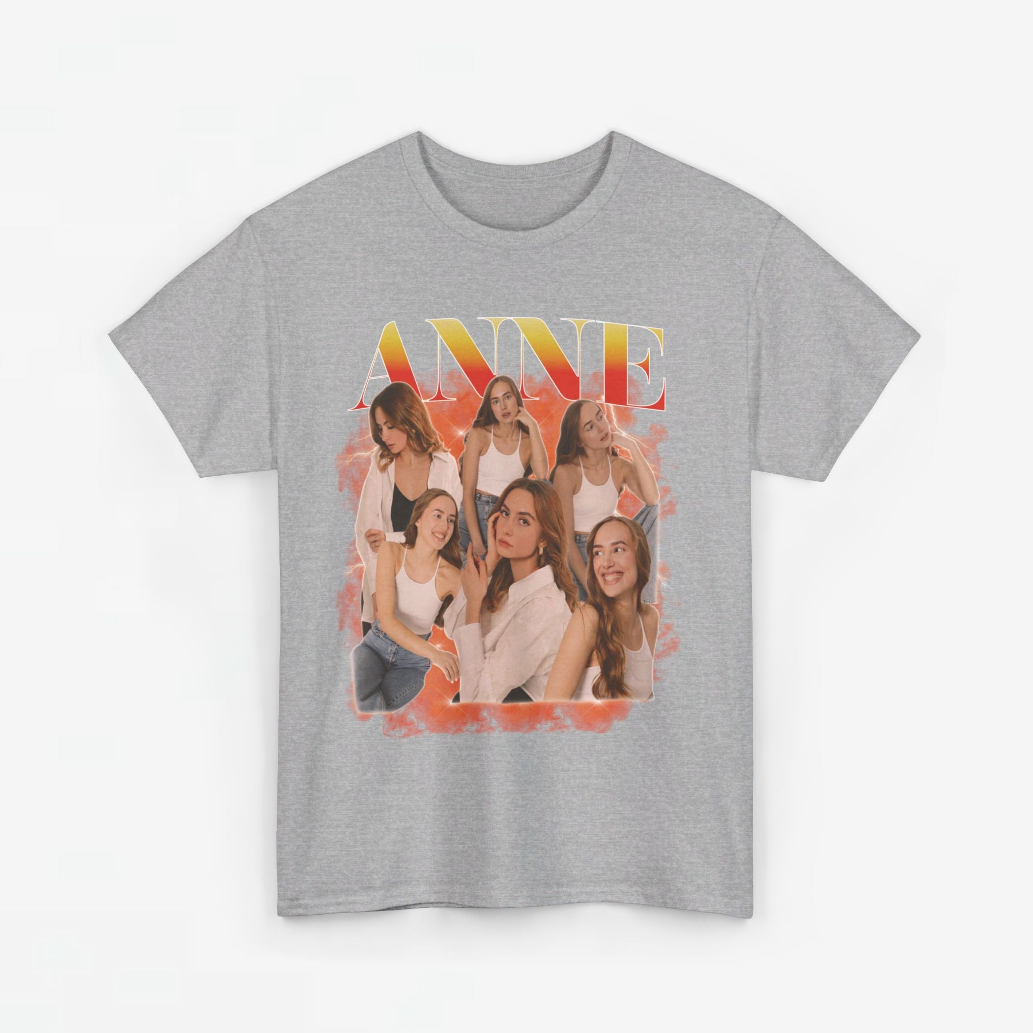Gepersonaliseerde Cadeau - Vriendin/Vrouw Foto T-shirt - Grappige 90s Bootleg Shirt