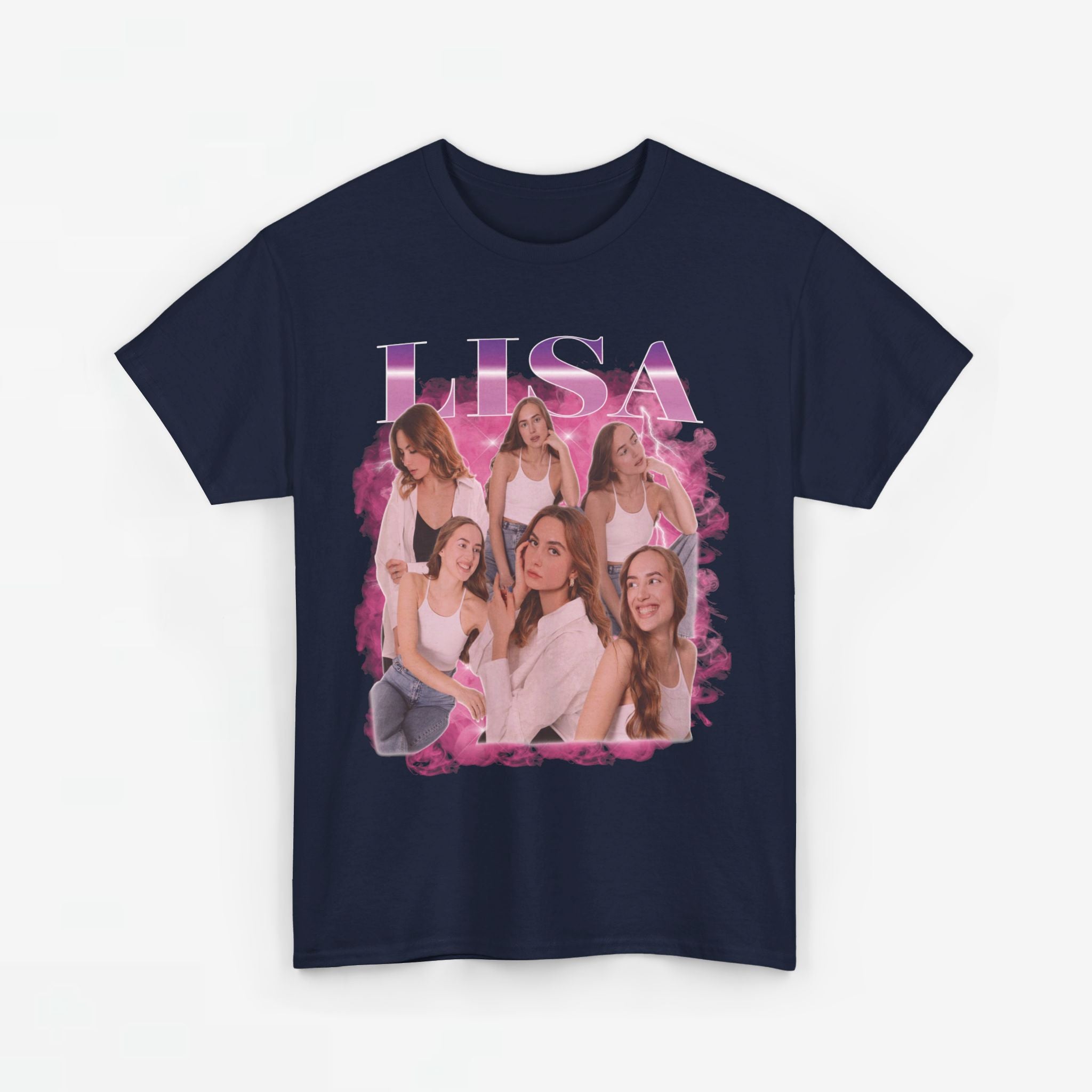 Gepersonaliseerde Cadeau - Vriendin/Vrouw Foto T-shirt - Grappige 90s Bootleg Shirt