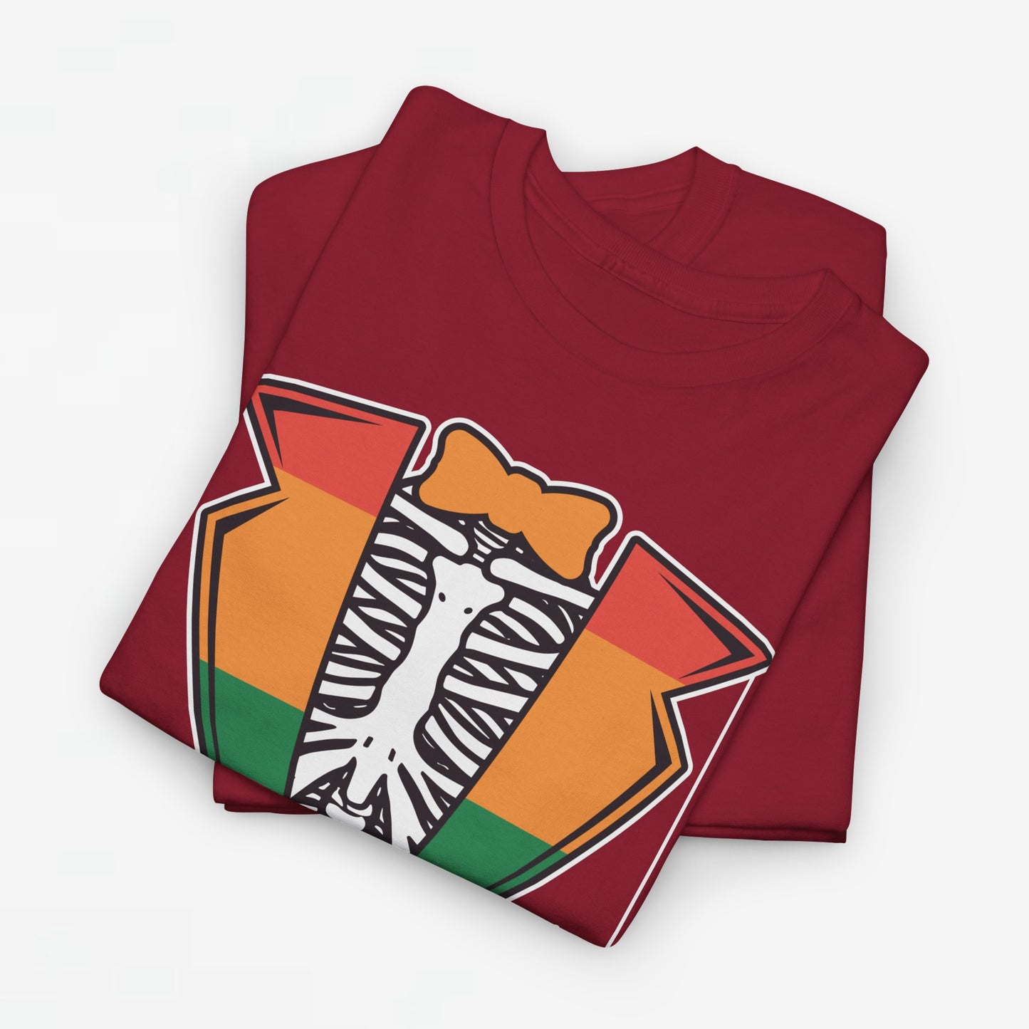 Gay Pride T-shirt - Skelet Regenboog Suit - Oversized #72