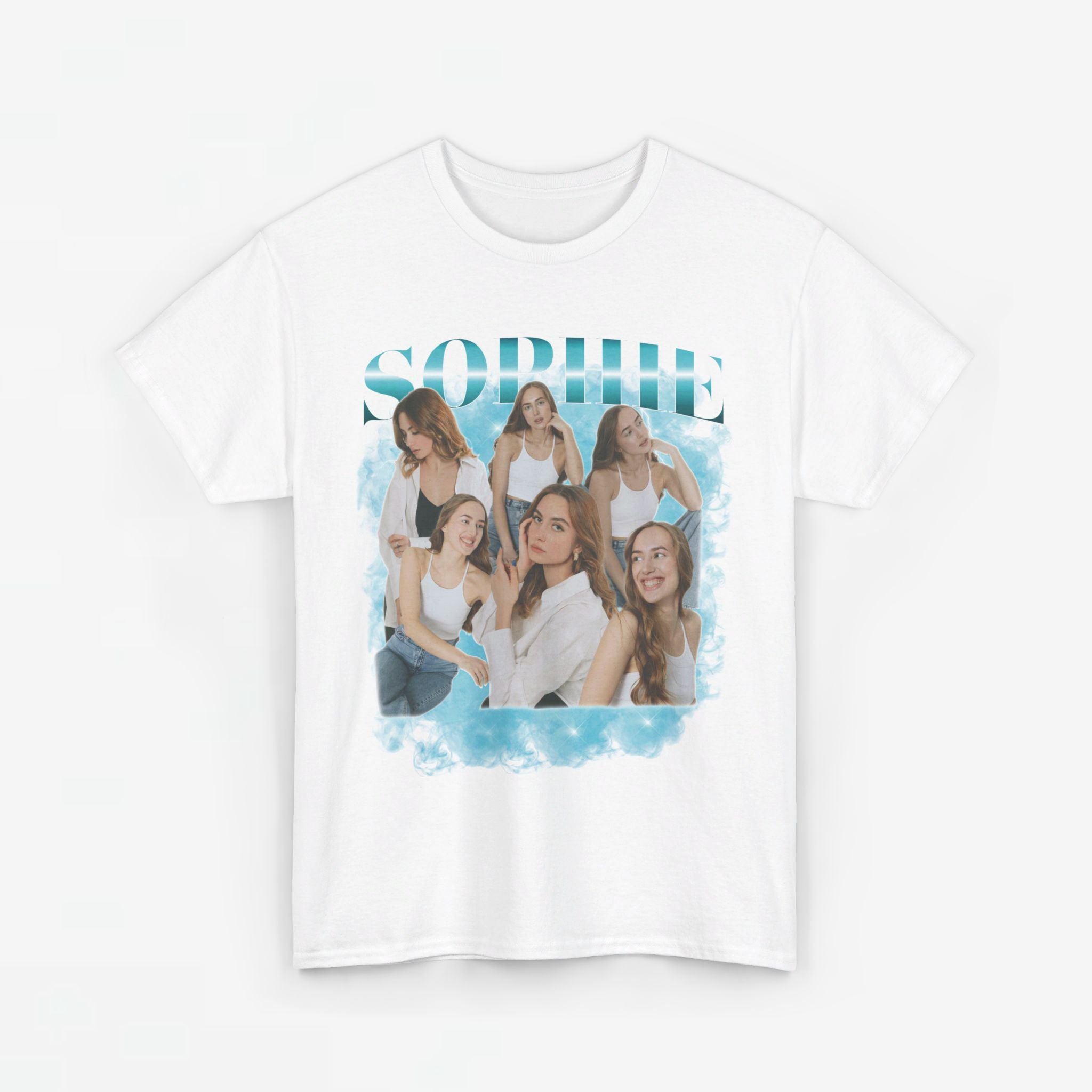 Gepersonaliseerde Cadeau - Vriendin/Vrouw Foto T-shirt - Grappige 90s Bootleg Shirt