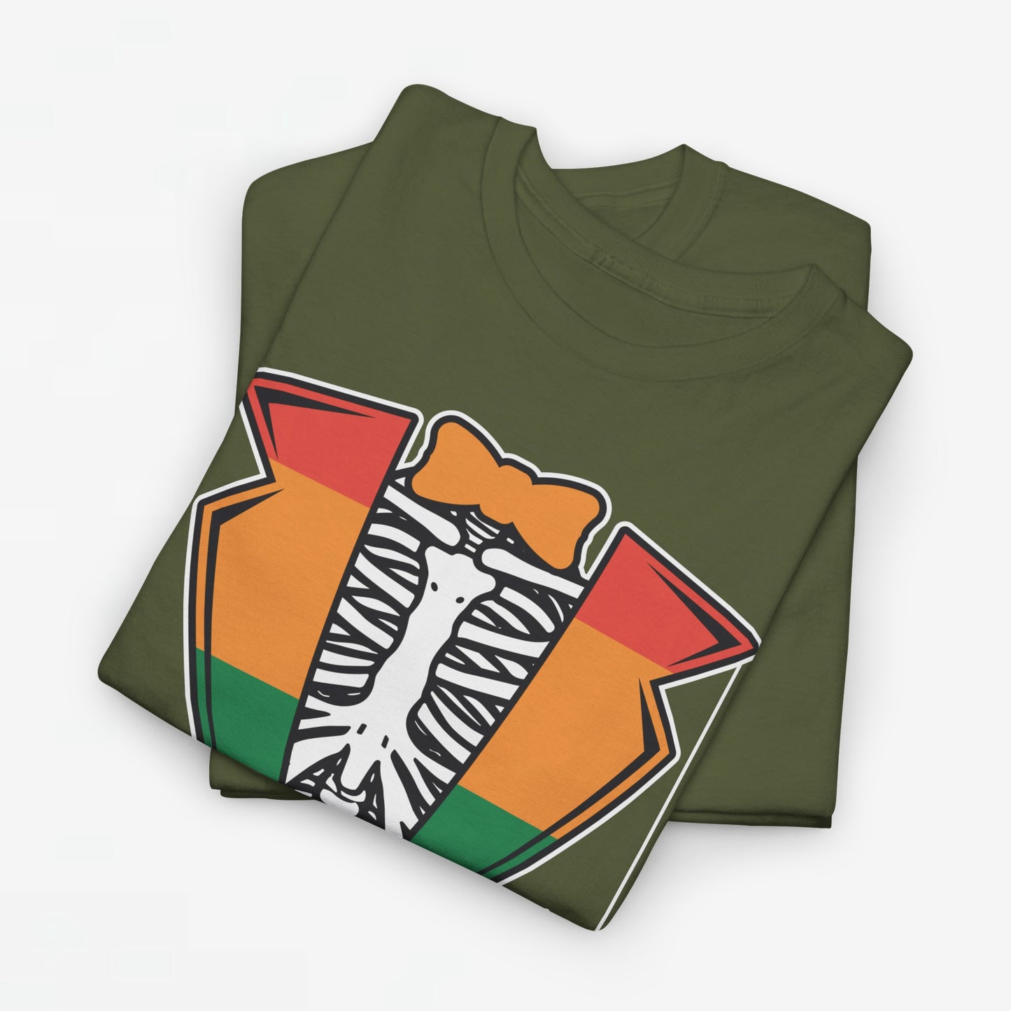 Gay Pride T-shirt - Skelet Regenboog Suit - Oversized #72