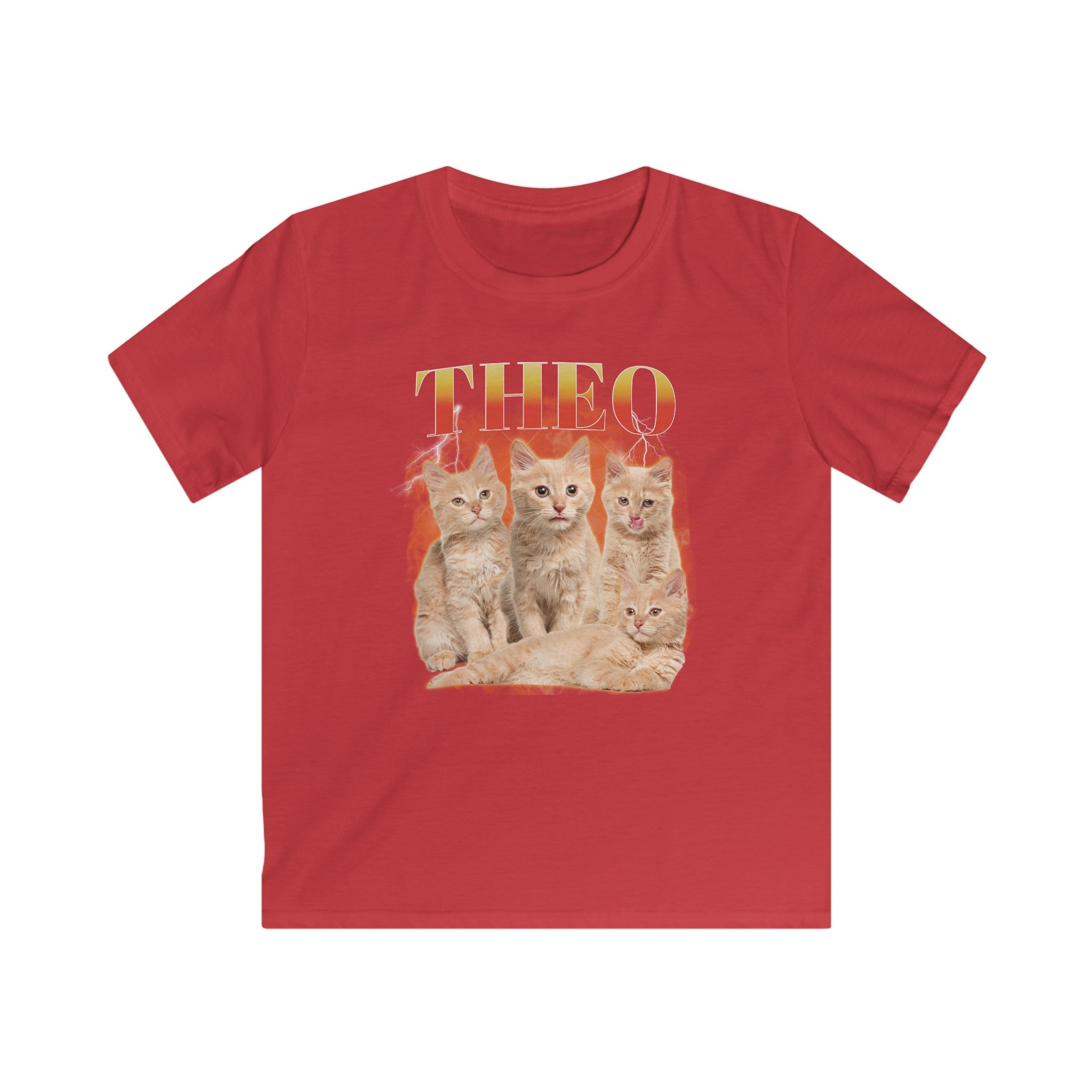 Gepersonaliseerd kinder t-shirt met huisdierfoto