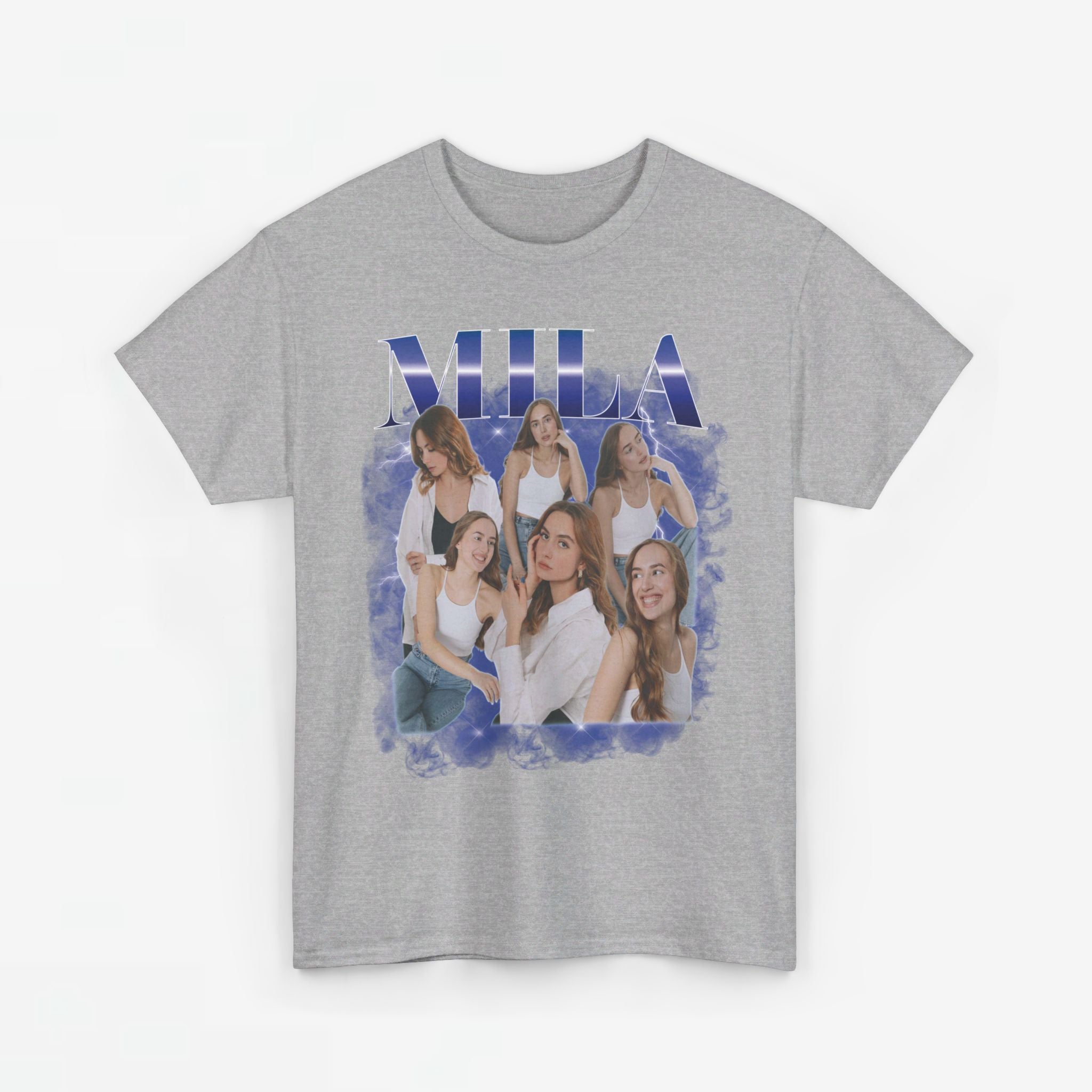 Gepersonaliseerde Cadeau - Vriendin/Vrouw Foto T-shirt - Grappige 90s Bootleg Shirt