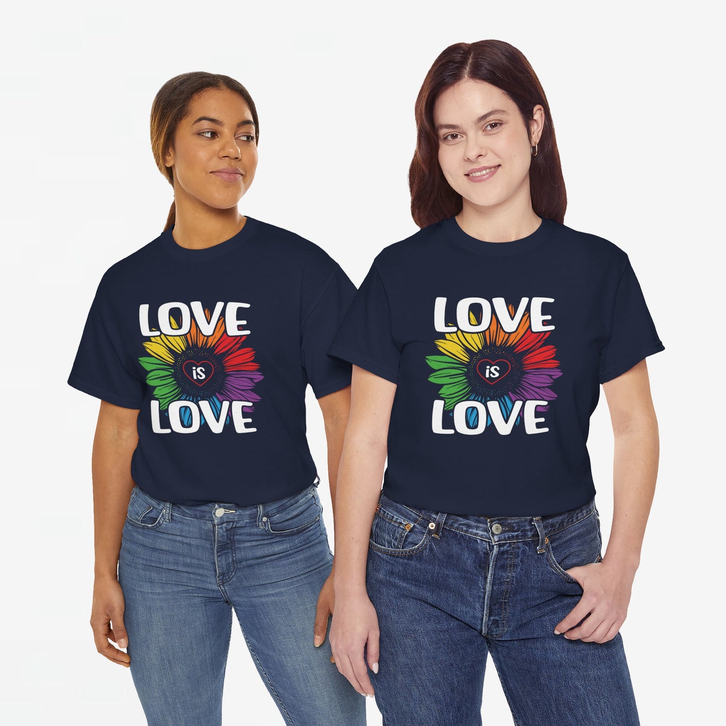 Gay Pride T-shirt - Love is Love - Oversized #65