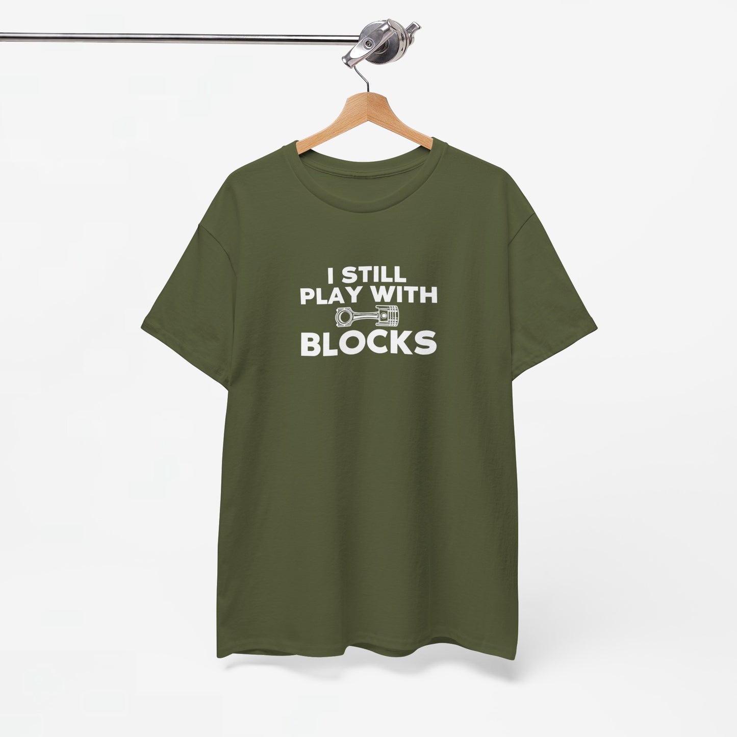 Vaderdag Papa Cadeau - T-shirt - I still play with blocks - Oversized #57