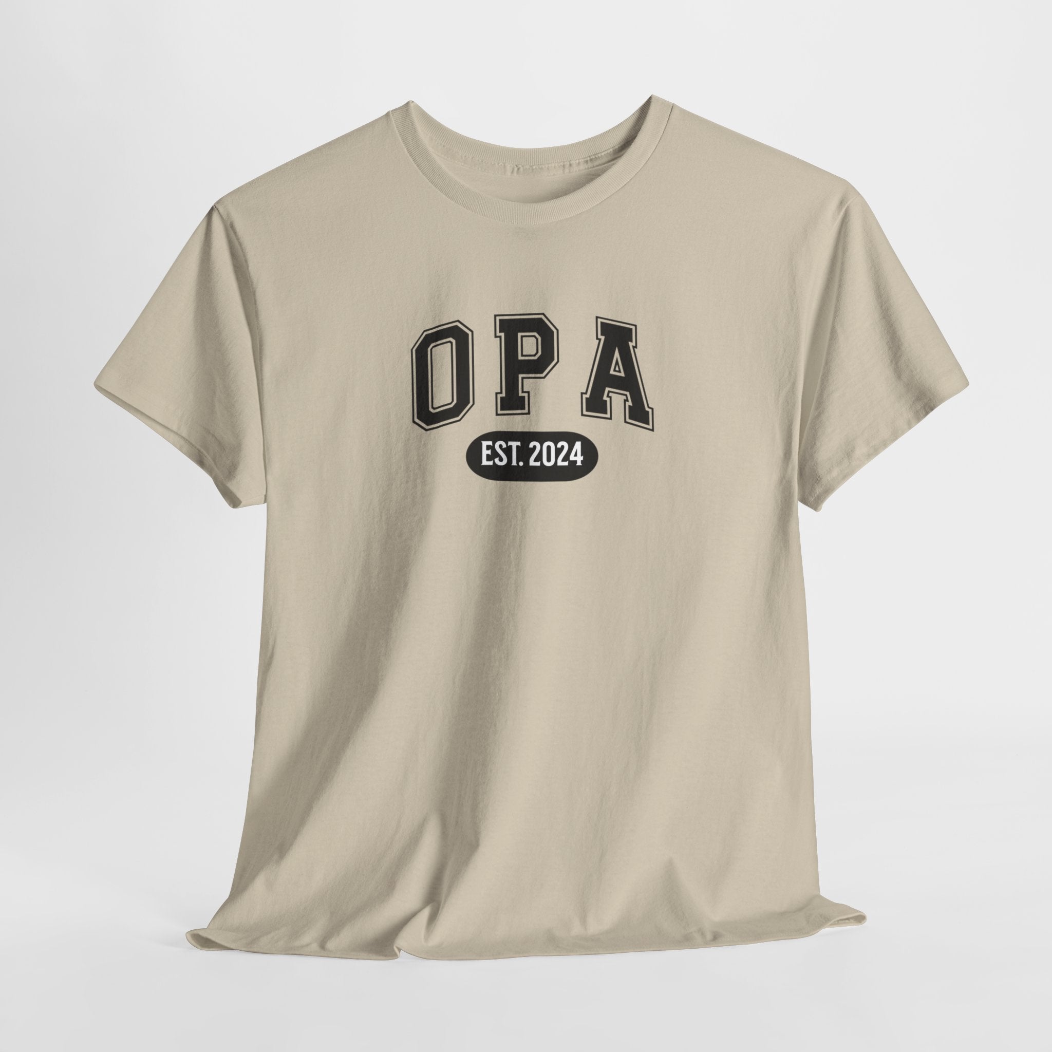 Gepersonaliseerd Opa T-shirt met EST jaartal