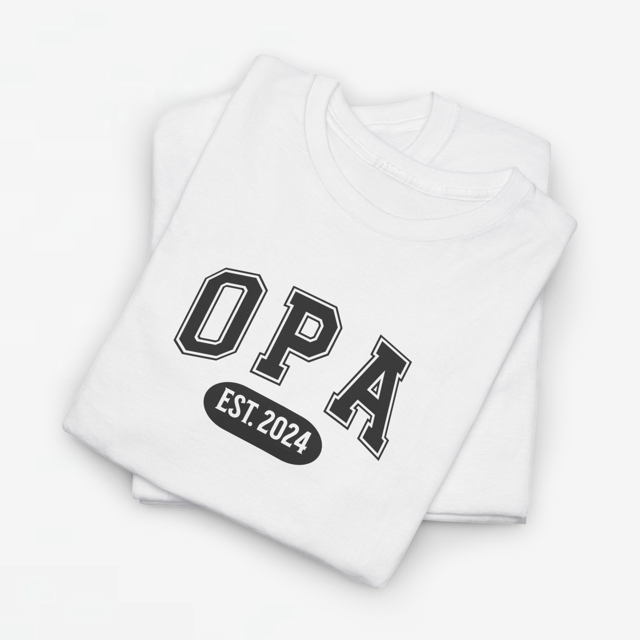 Gepersonaliseerd Opa T-shirt met EST jaartal