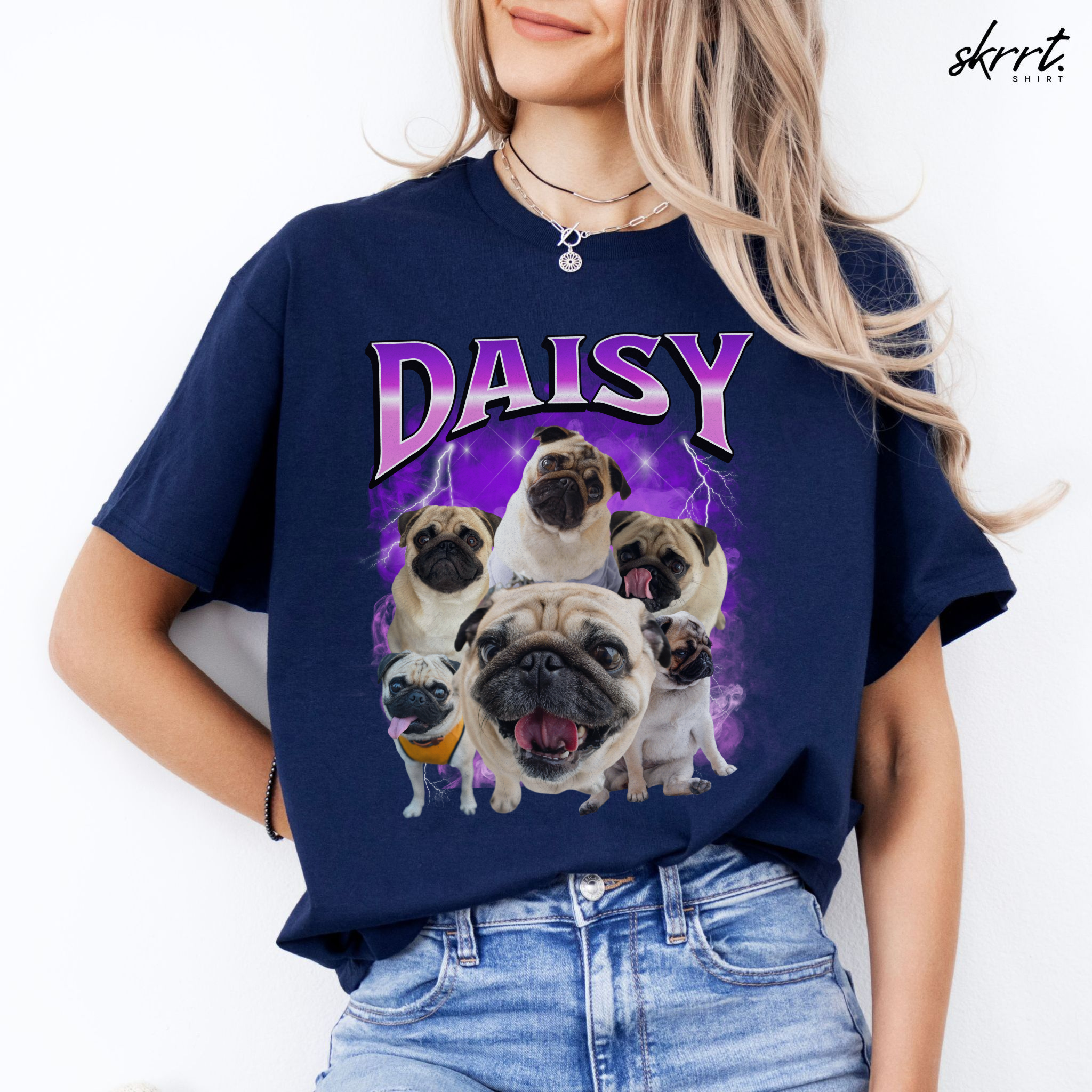 Gepersonaliseerde Cadeau - Huisdier Foto T-shirt - Bootleg Shirt