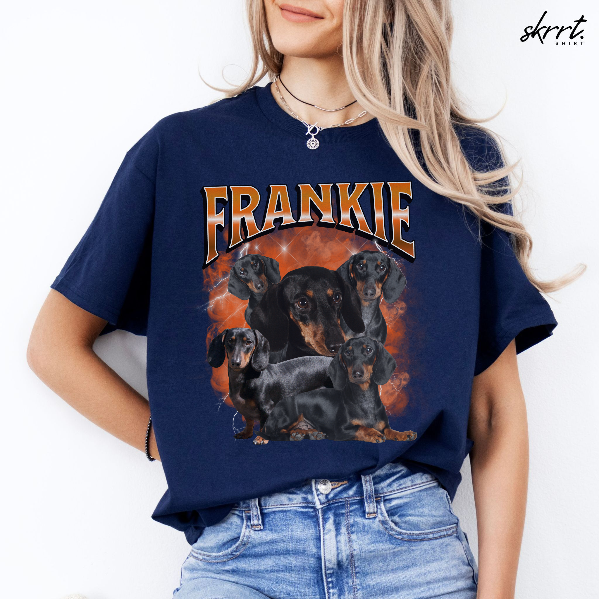 Gepersonaliseerde Cadeau - Huisdier Foto T-shirt - Bootleg Shirt