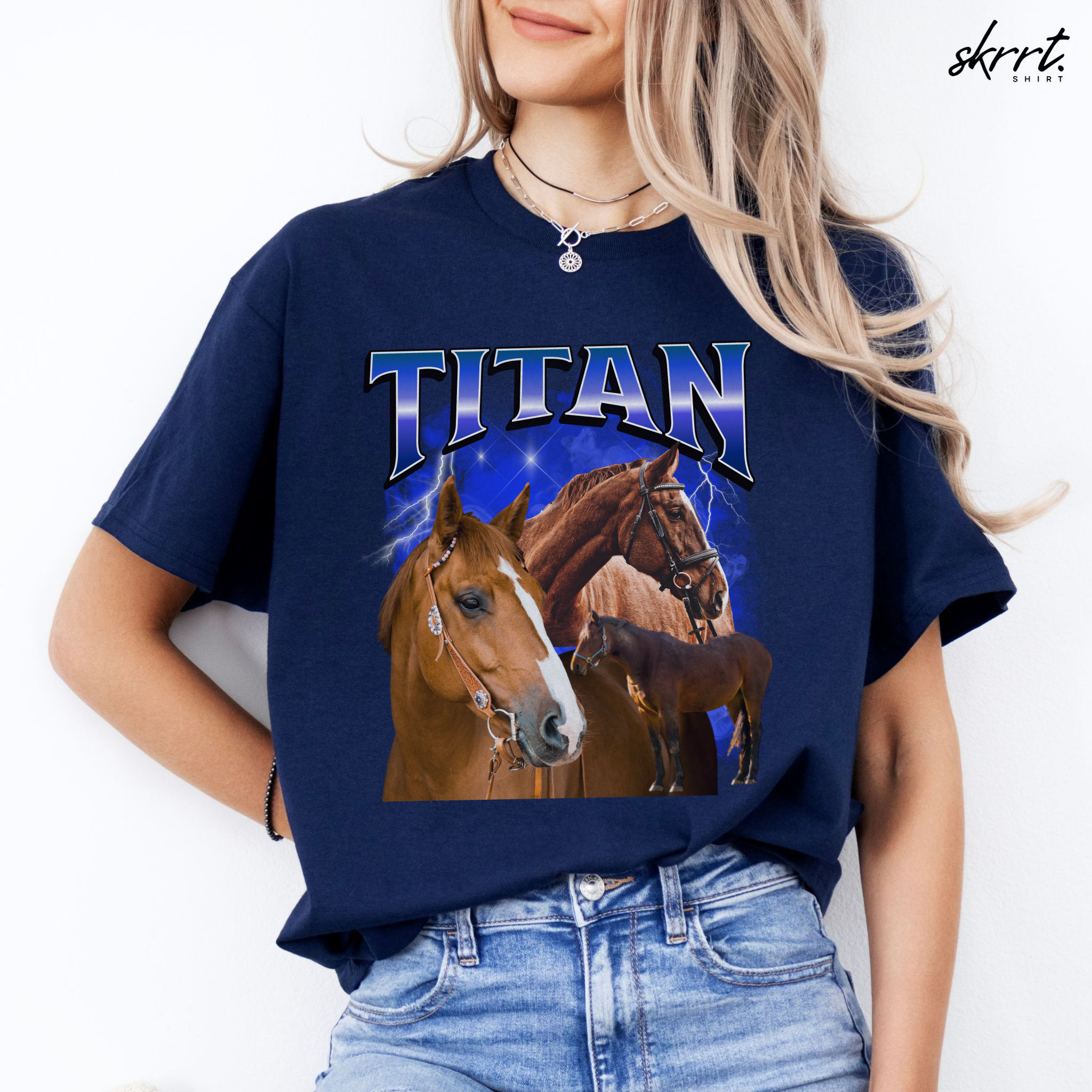 Gepersonaliseerde Cadeau - Dier Foto T-shirt - Bootleg Shirt