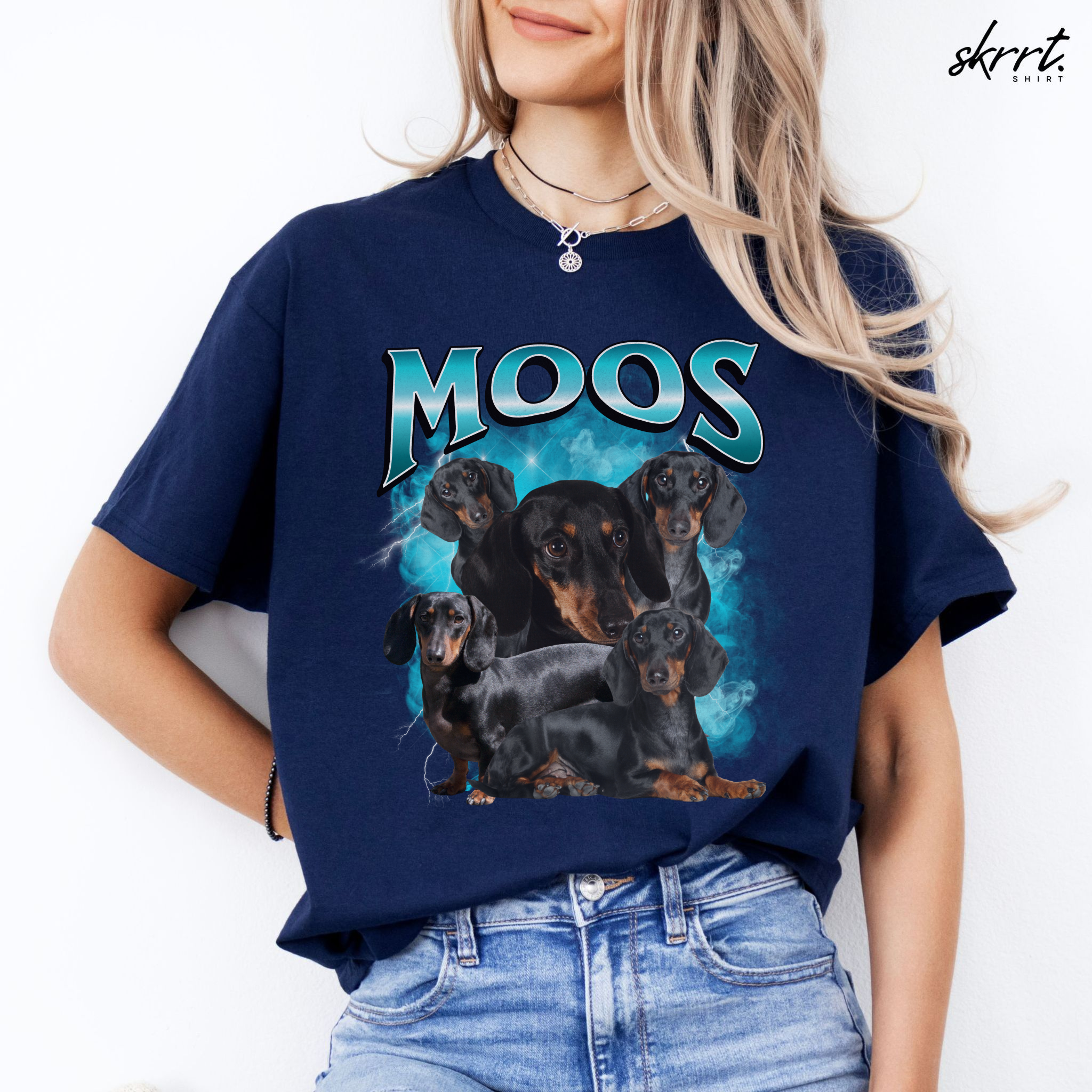 Gepersonaliseerde Cadeau - Huisdier Foto T-shirt - Bootleg Shirt