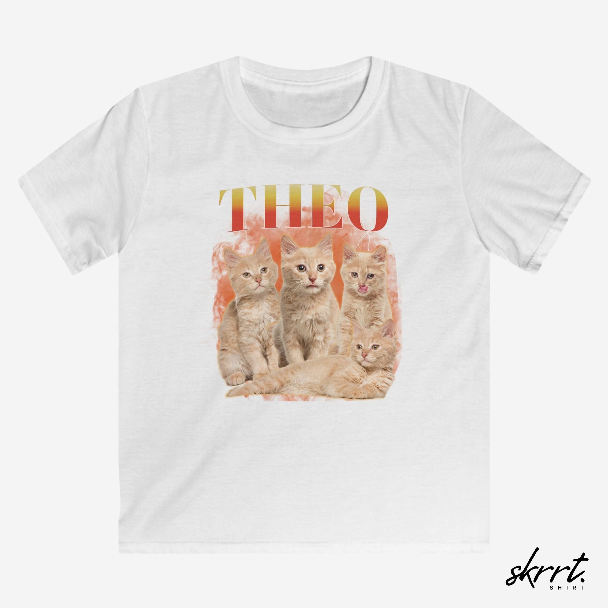 Gepersonaliseerd kinder t-shirt met huisdierfoto