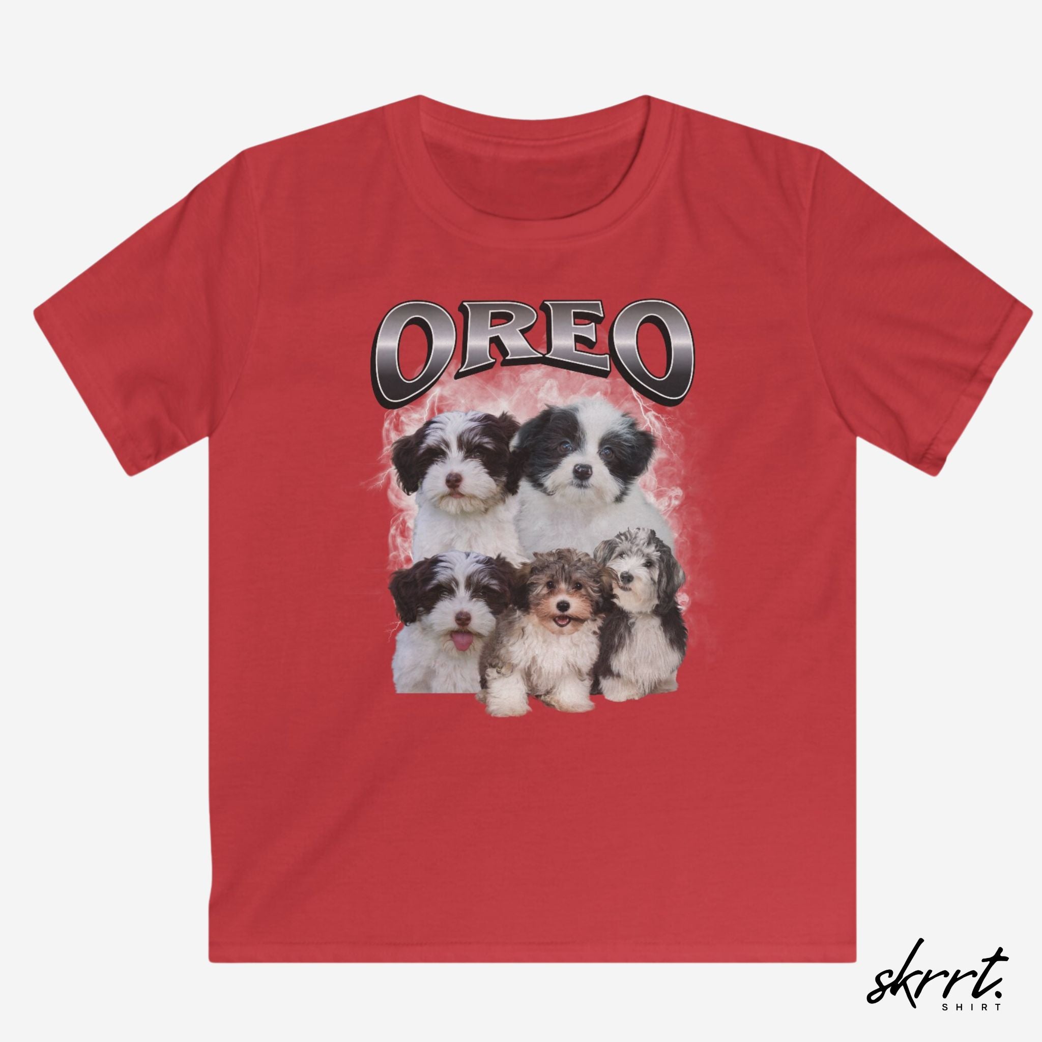 Gepersonaliseerd kinder t-shirt met huisdierfoto