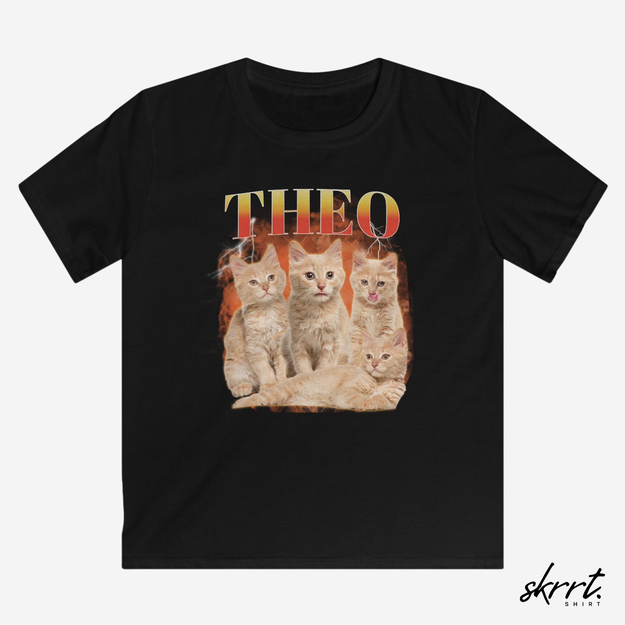 Gepersonaliseerd kinder t-shirt met huisdierfoto