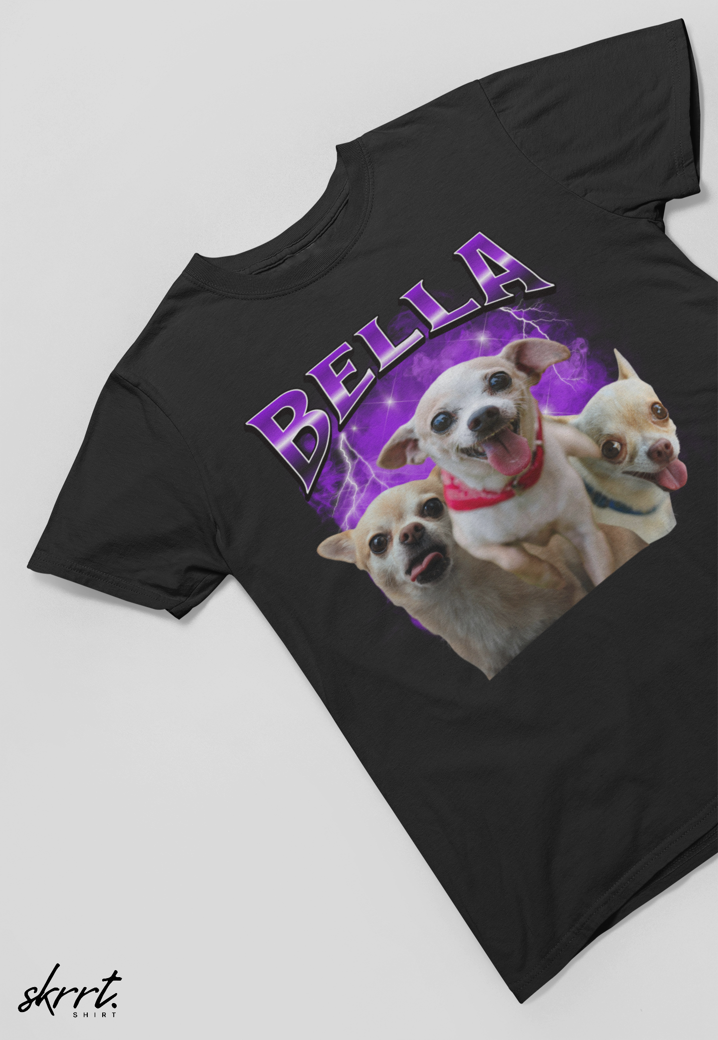 Gepersonaliseerde Cadeau - Huisdier Foto T-shirt - Bootleg Shirt