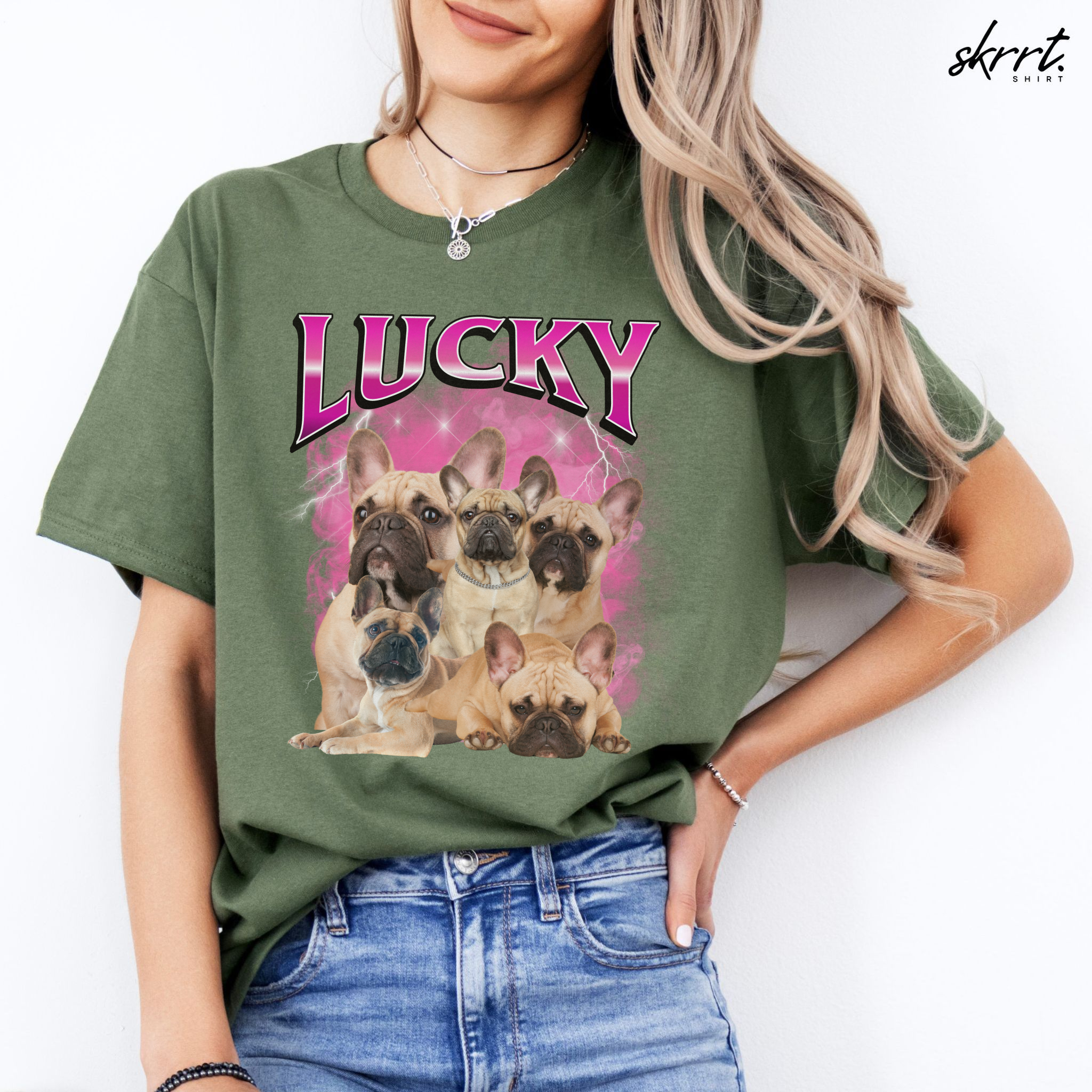 Gepersonaliseerde Cadeau - Huisdier Foto T-shirt - Bootleg Shirt