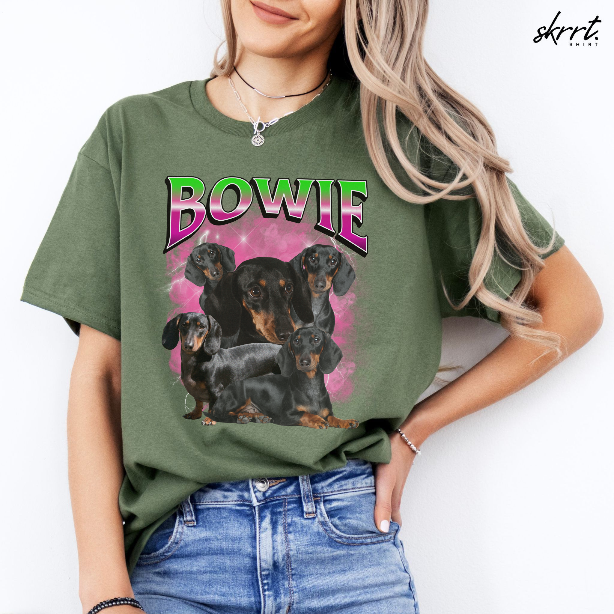 Gepersonaliseerde Cadeau - Huisdier Foto T-shirt - Bootleg Shirt