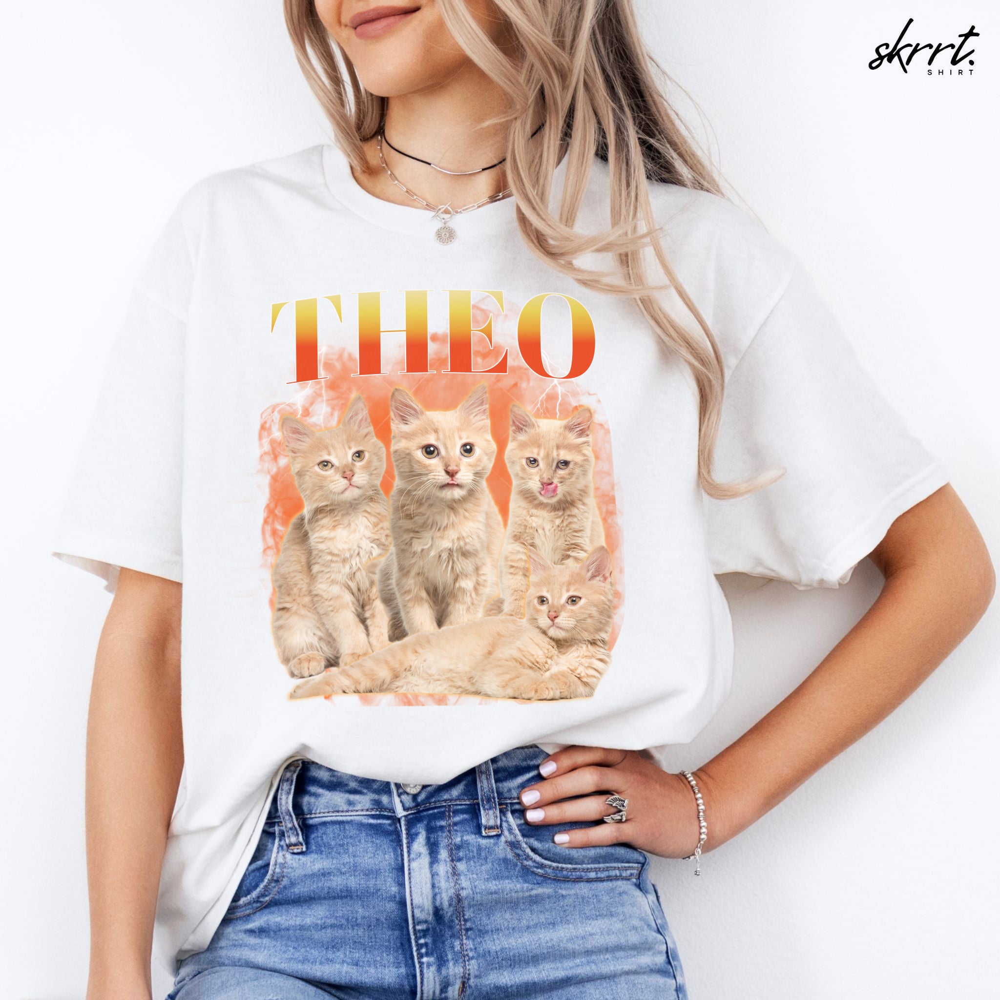 Gepersonaliseerde Cadeau - Huisdier Foto T-shirt - Bootleg Shirt