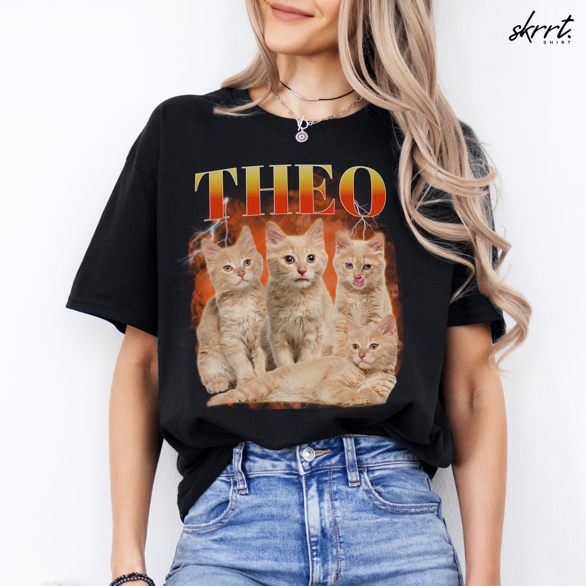 Gepersonaliseerde Cadeau - Huisdier Foto T-shirt - Bootleg Shirt