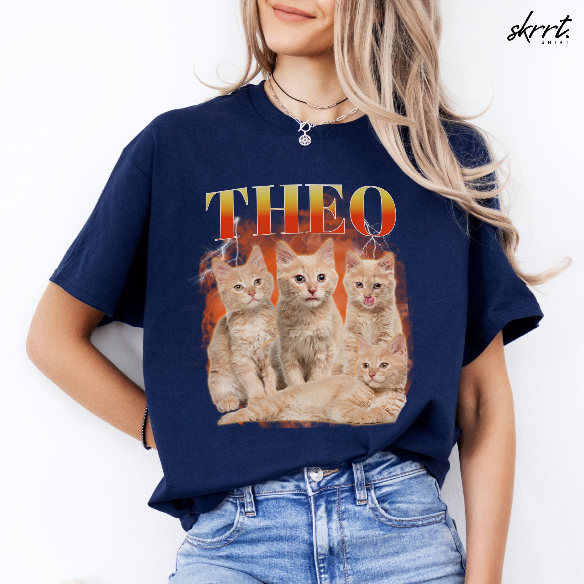 Gepersonaliseerde Cadeau - Huisdier Foto T-shirt - Bootleg Shirt