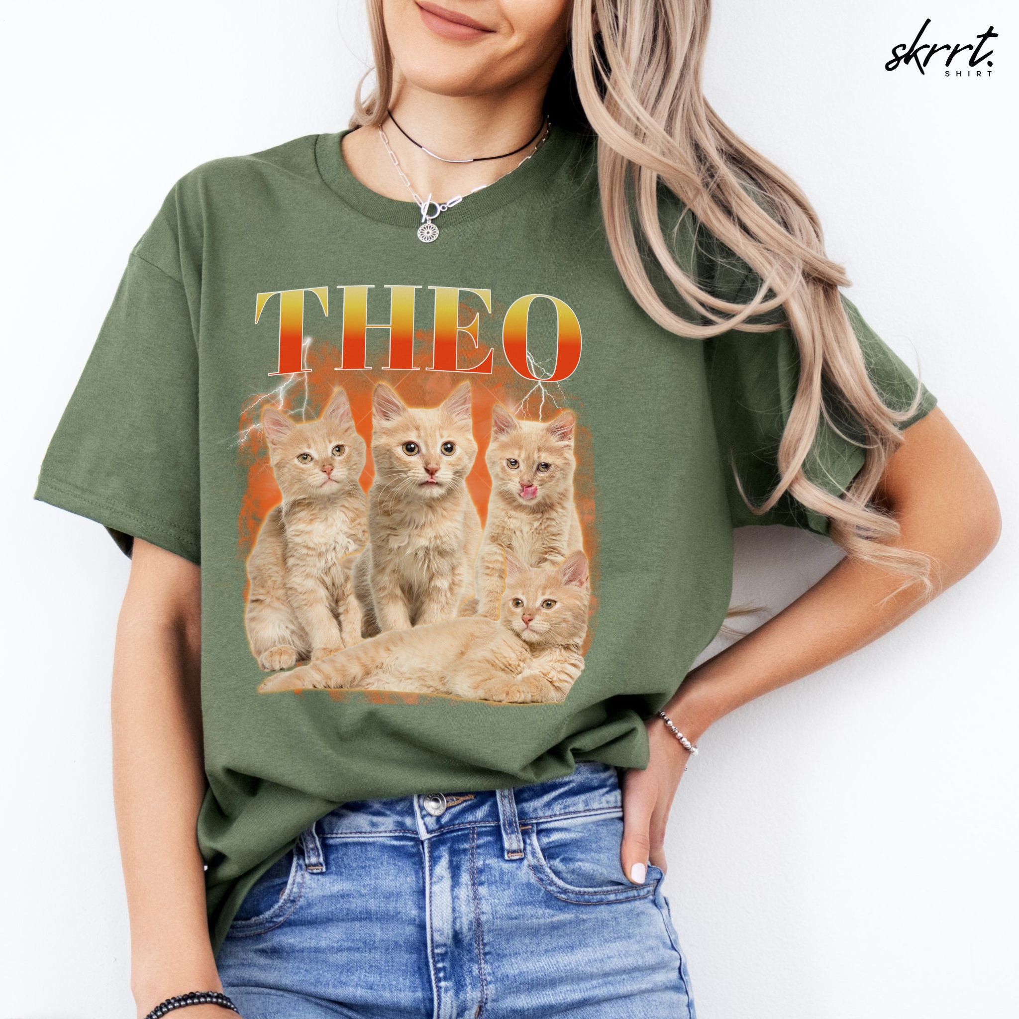 Gepersonaliseerde Cadeau - Huisdier Foto T-shirt - Bootleg Shirt