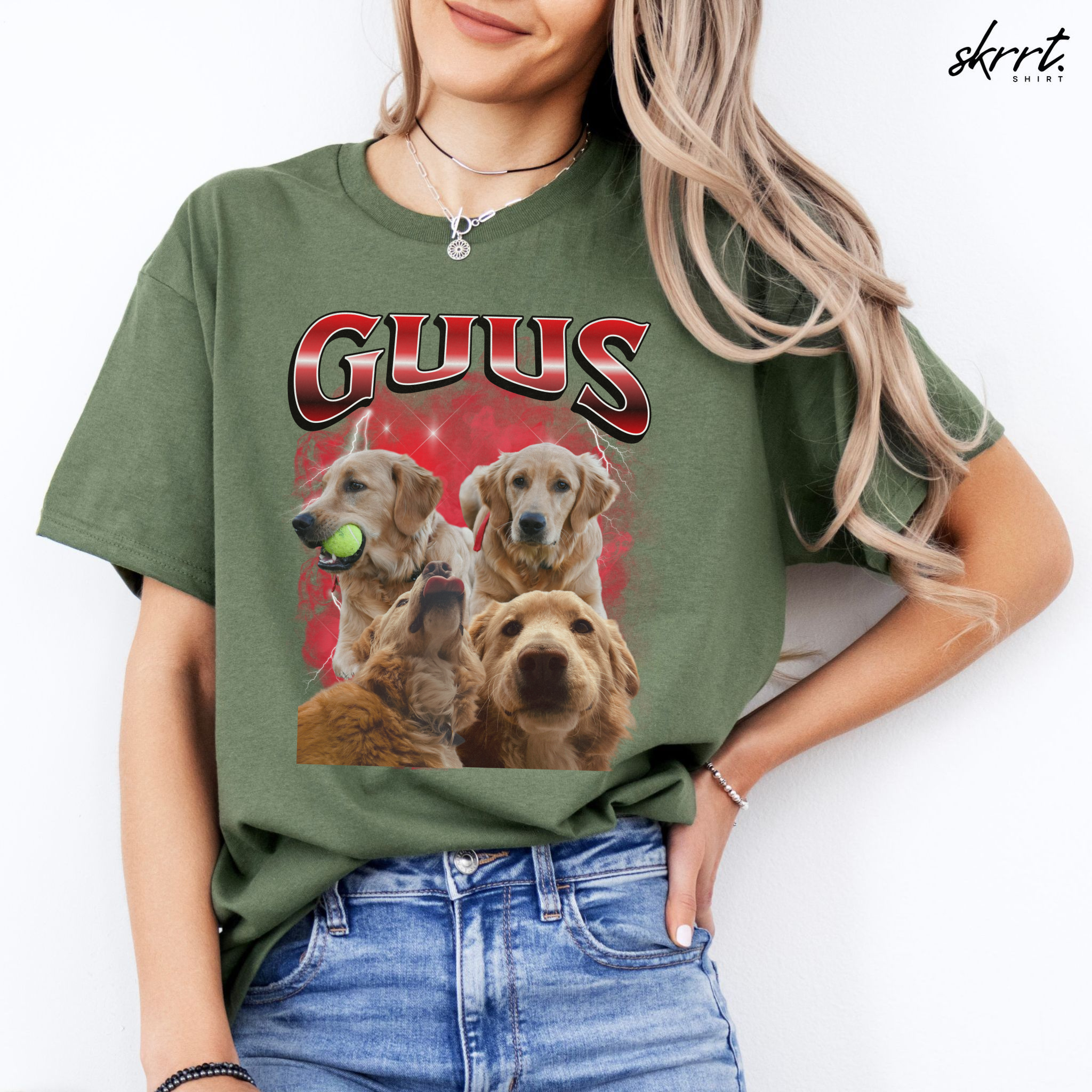 Gepersonaliseerde Cadeau - Huisdier Foto T-shirt - Bootleg Shirt