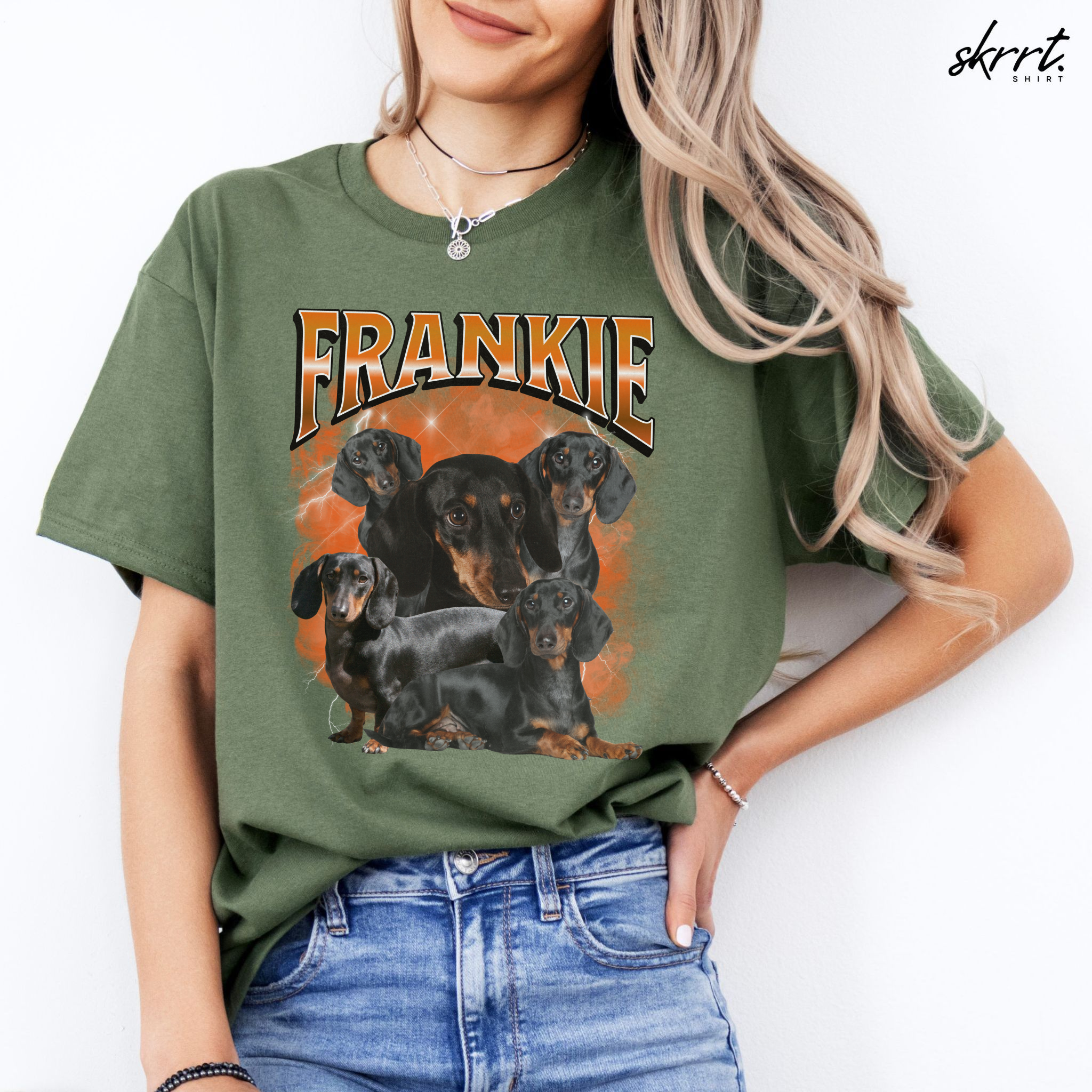 Gepersonaliseerde Cadeau - Huisdier Foto T-shirt - Bootleg Shirt