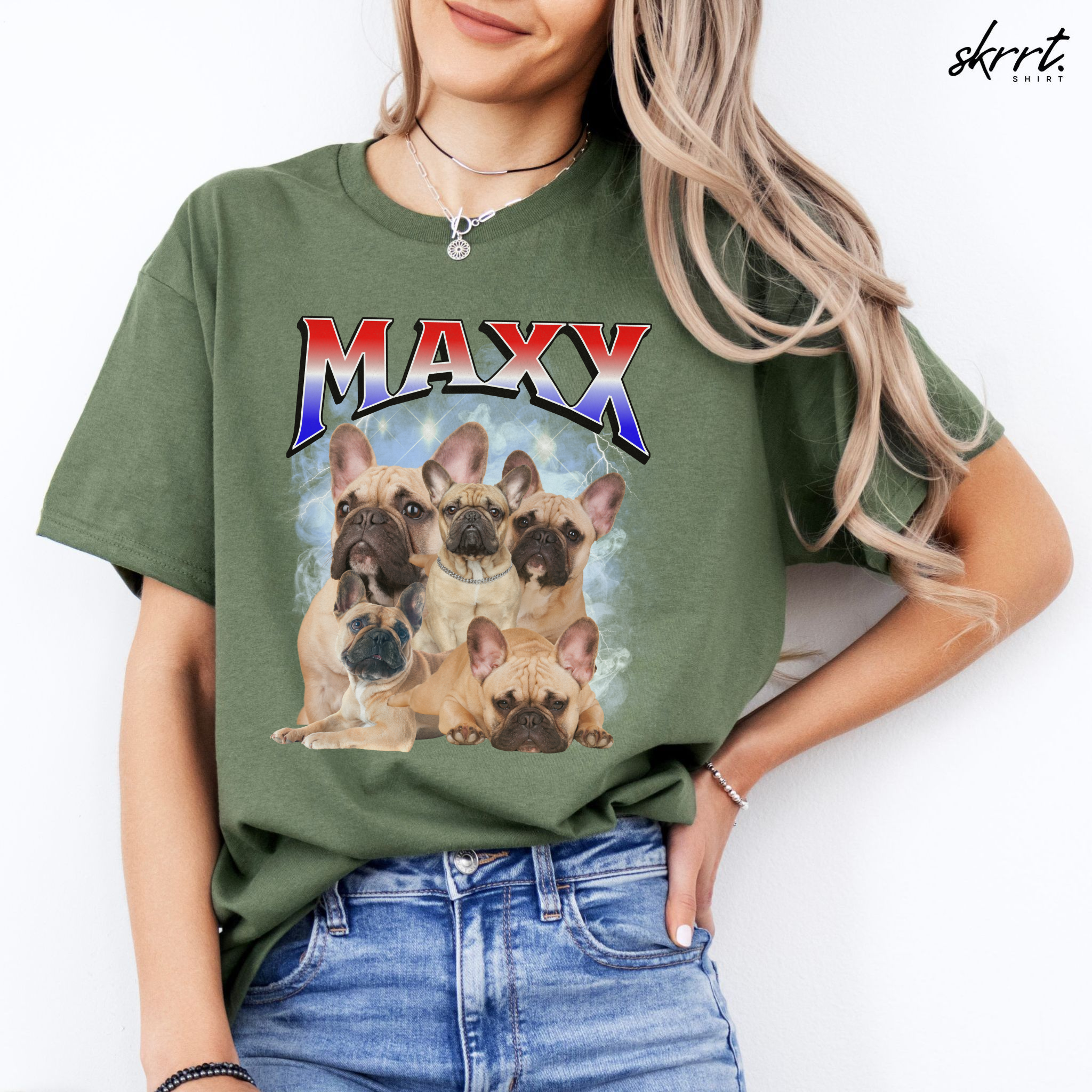 Gepersonaliseerde Cadeau - Huisdier Foto T-shirt - Bootleg Shirt