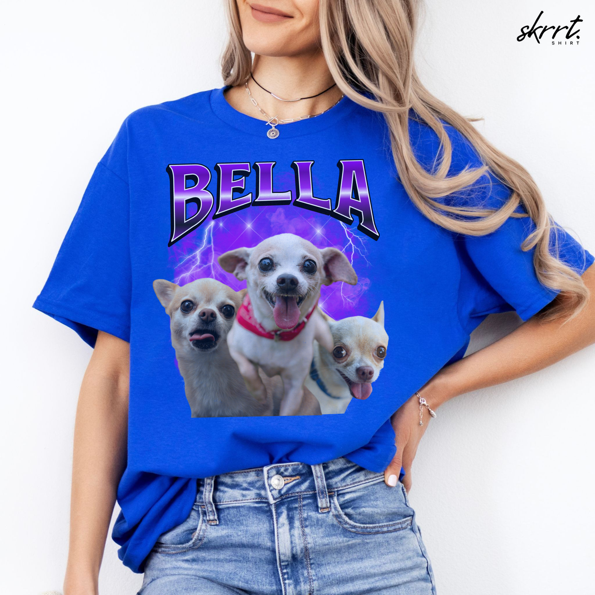 Gepersonaliseerde Cadeau - Huisdier Foto T-shirt - Bootleg Shirt