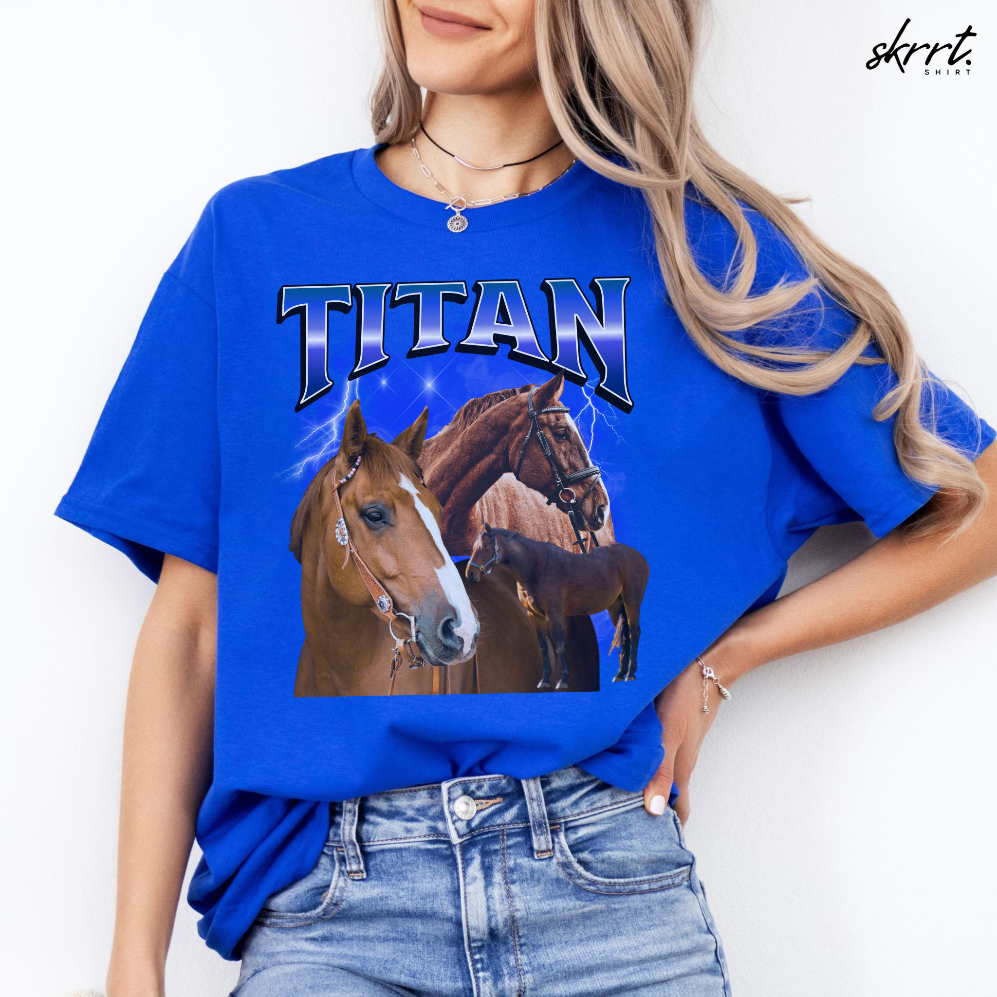 Gepersonaliseerde Cadeau - Dier Foto T-shirt - Bootleg Shirt