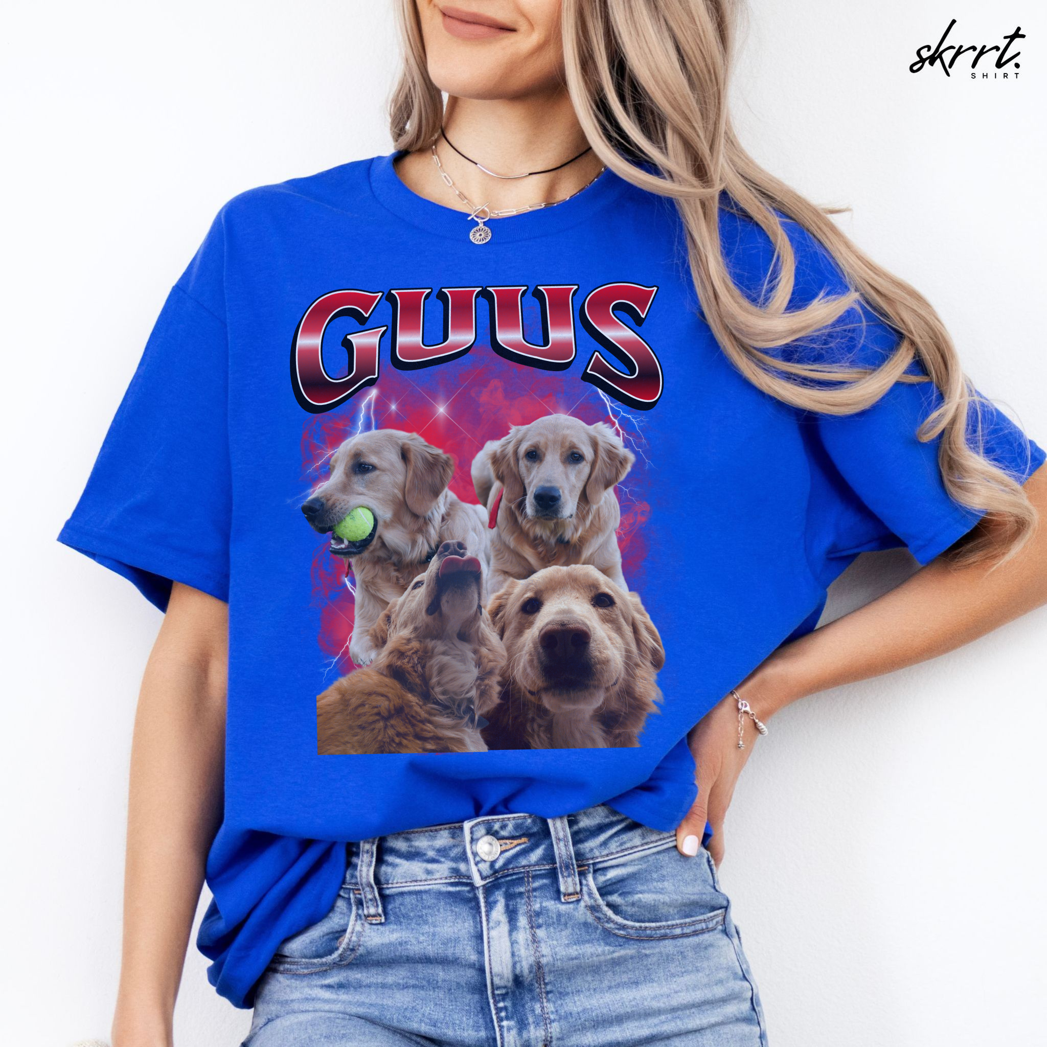 Gepersonaliseerde Cadeau - Huisdier Foto T-shirt - Bootleg Shirt