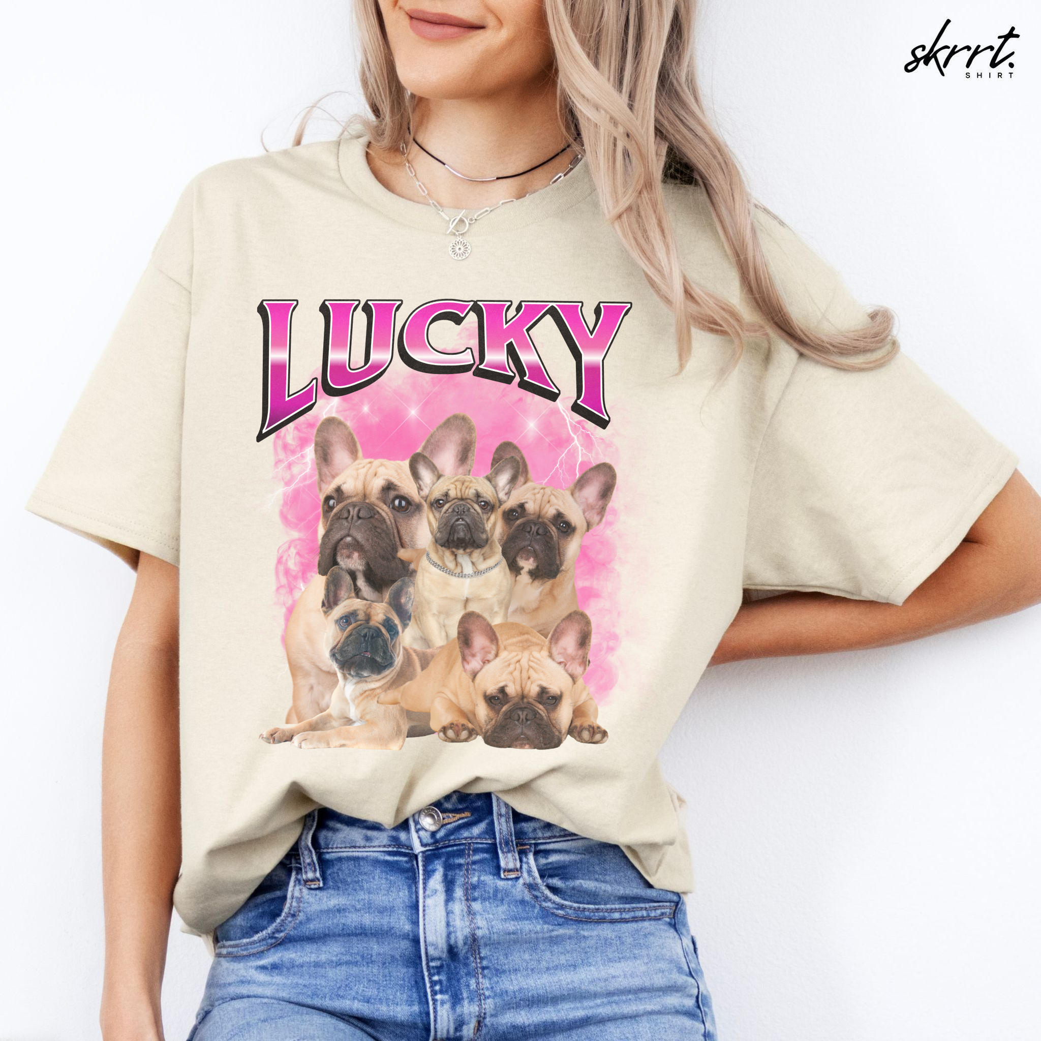 Gepersonaliseerde Cadeau - Huisdier Foto T-shirt - Bootleg Shirt