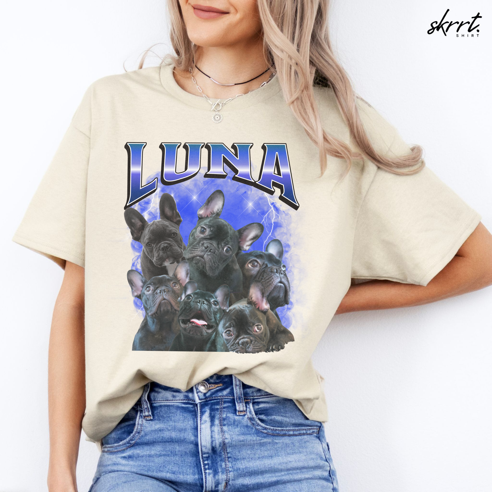 Gepersonaliseerde Cadeau - Huisdier Foto T-shirt - Bootleg Shirt