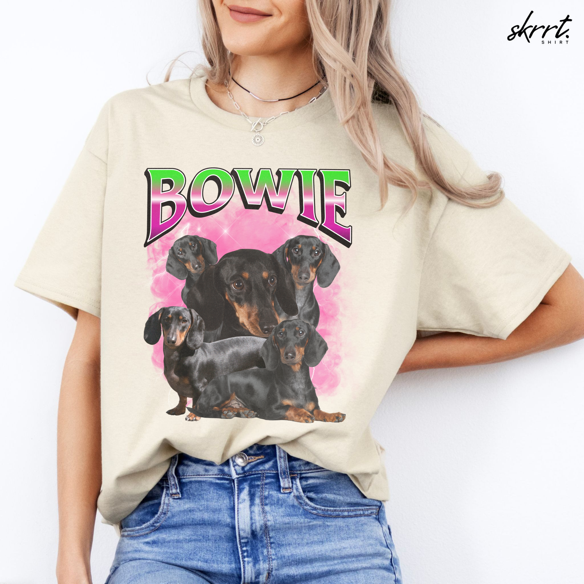 Gepersonaliseerde Cadeau - Huisdier Foto T-shirt - Bootleg Shirt