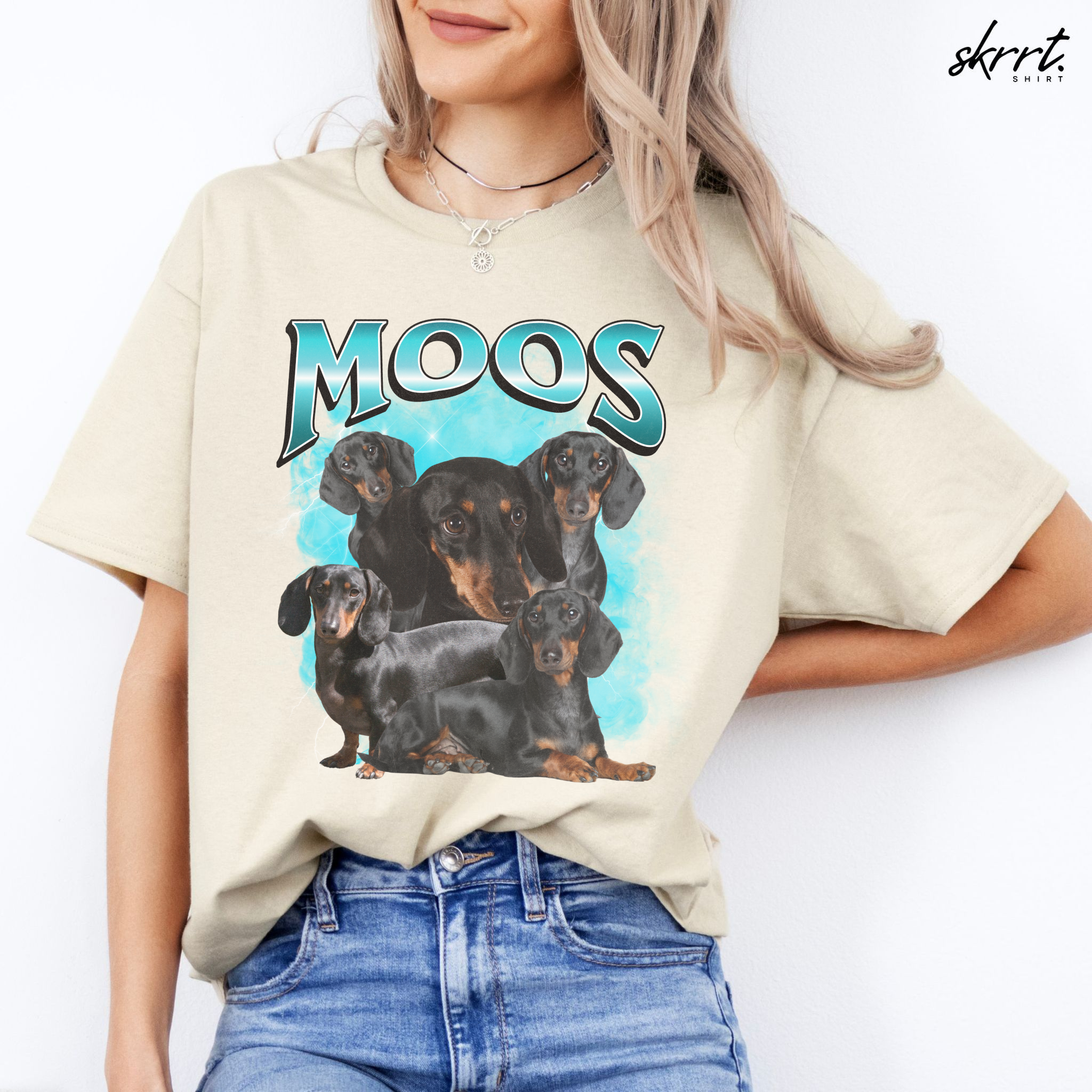 Gepersonaliseerde Cadeau - Huisdier Foto T-shirt - Bootleg Shirt