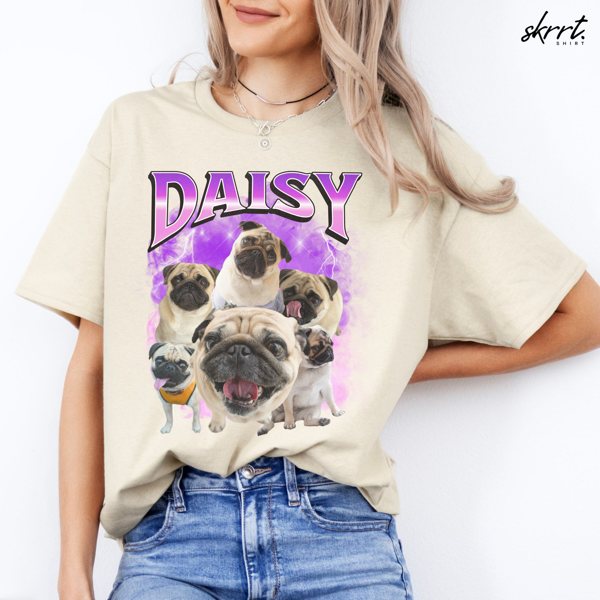 Gepersonaliseerde Cadeau - Huisdier Foto T-shirt - Bootleg Shirt