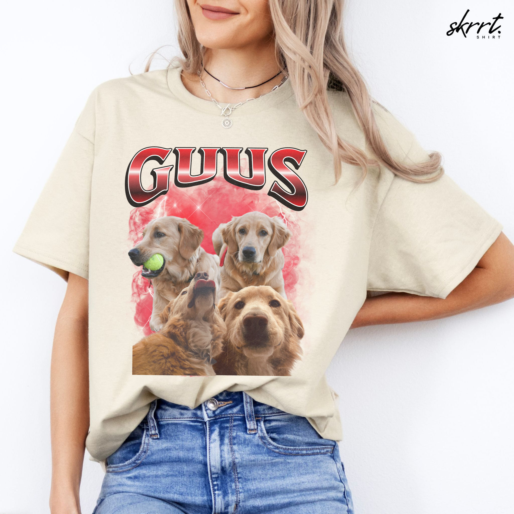 Gepersonaliseerde Cadeau - Huisdier Foto T-shirt - Bootleg Shirt