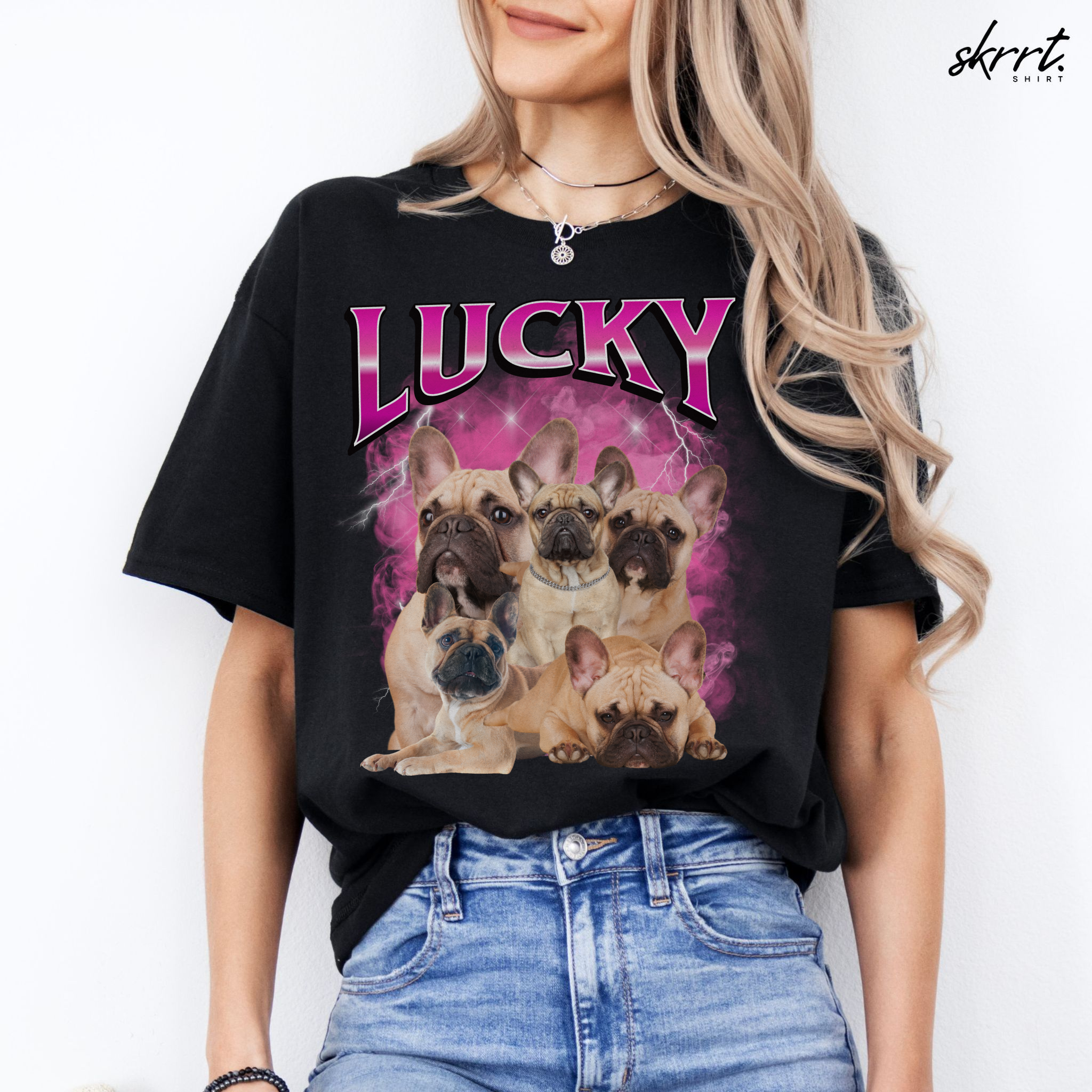 Gepersonaliseerde Cadeau - Huisdier Foto T-shirt - Bootleg Shirt