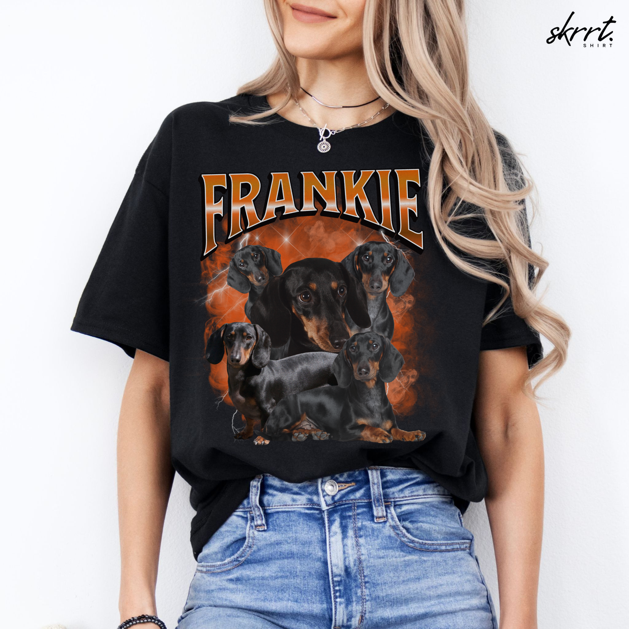 Gepersonaliseerde Cadeau - Huisdier Foto T-shirt - Bootleg Shirt