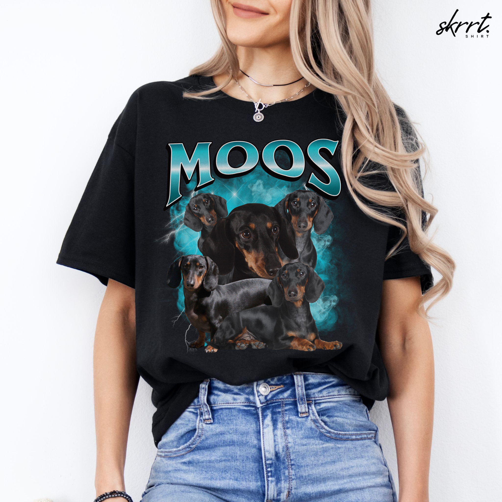 Gepersonaliseerde Cadeau - Huisdier Foto T-shirt - Bootleg Shirt