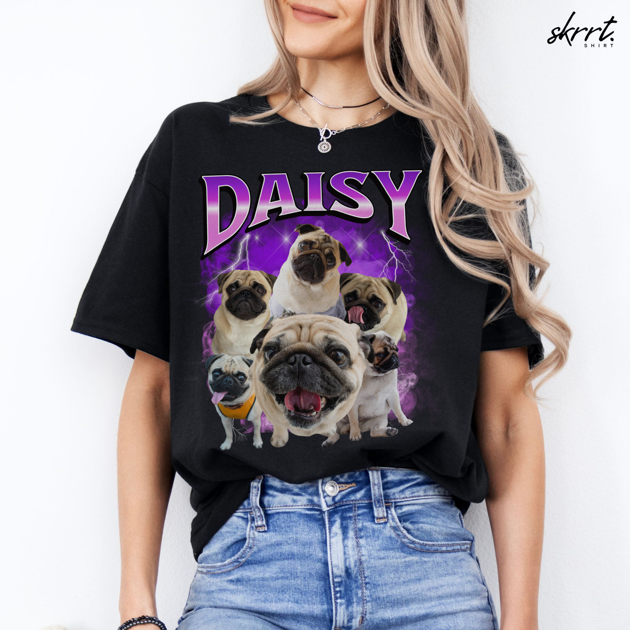 Gepersonaliseerde Cadeau - Huisdier Foto T-shirt - Bootleg Shirt