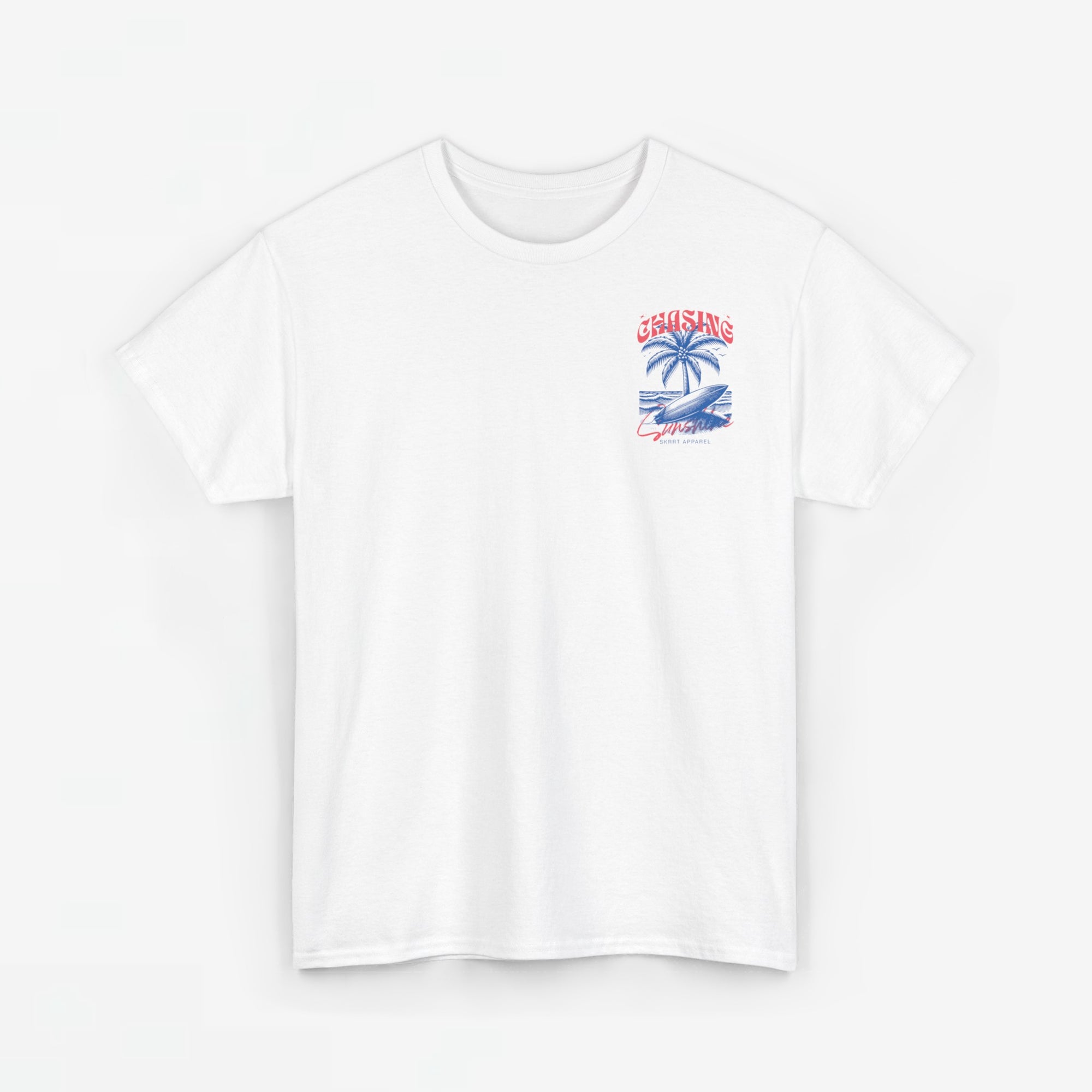 Zomer T-shirt voor Heren - Skrrtshirt Zomervakantie Oversized Tee #6 - Chasing Sunshine