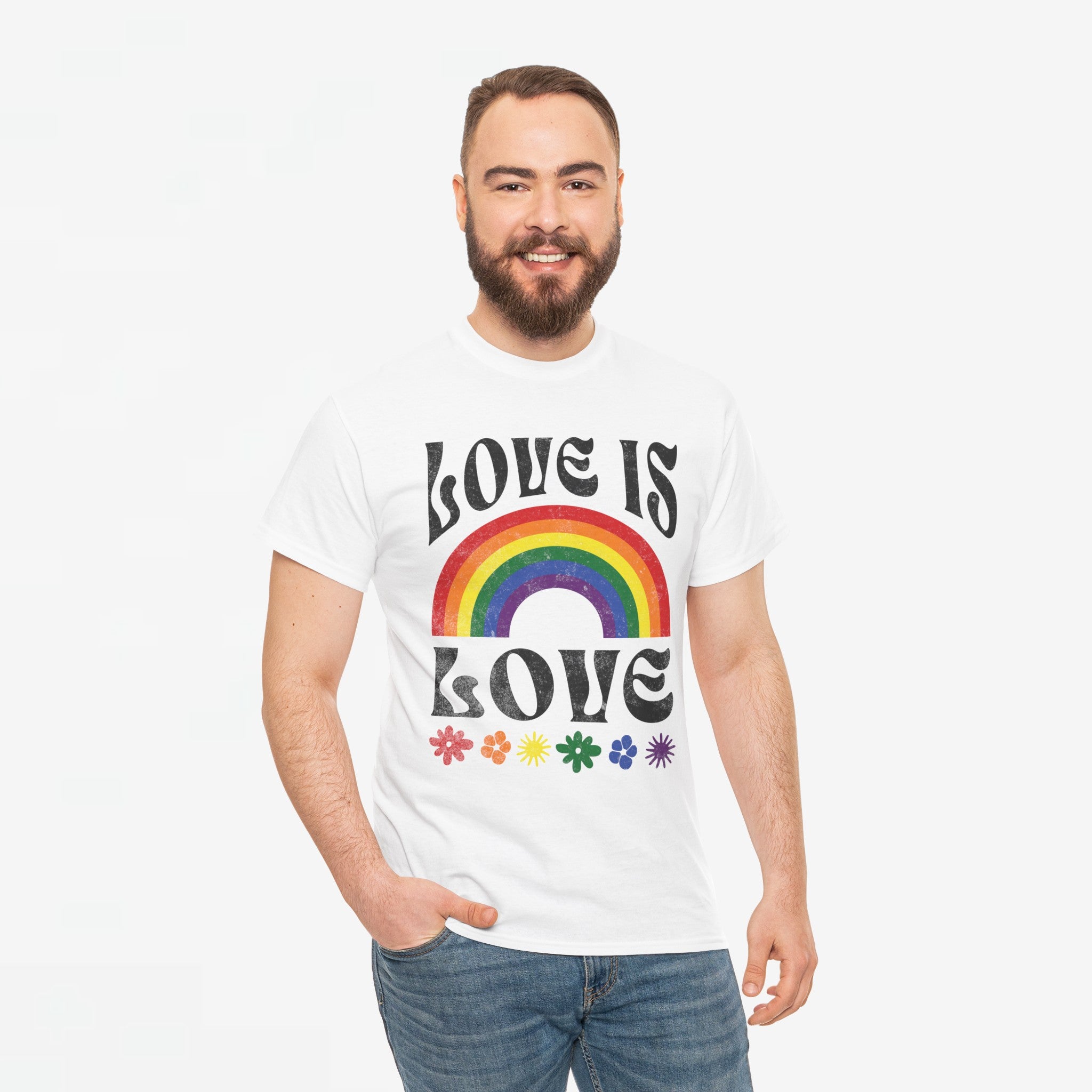 Gay Pride T-shirt - Love is love- Oversized #53