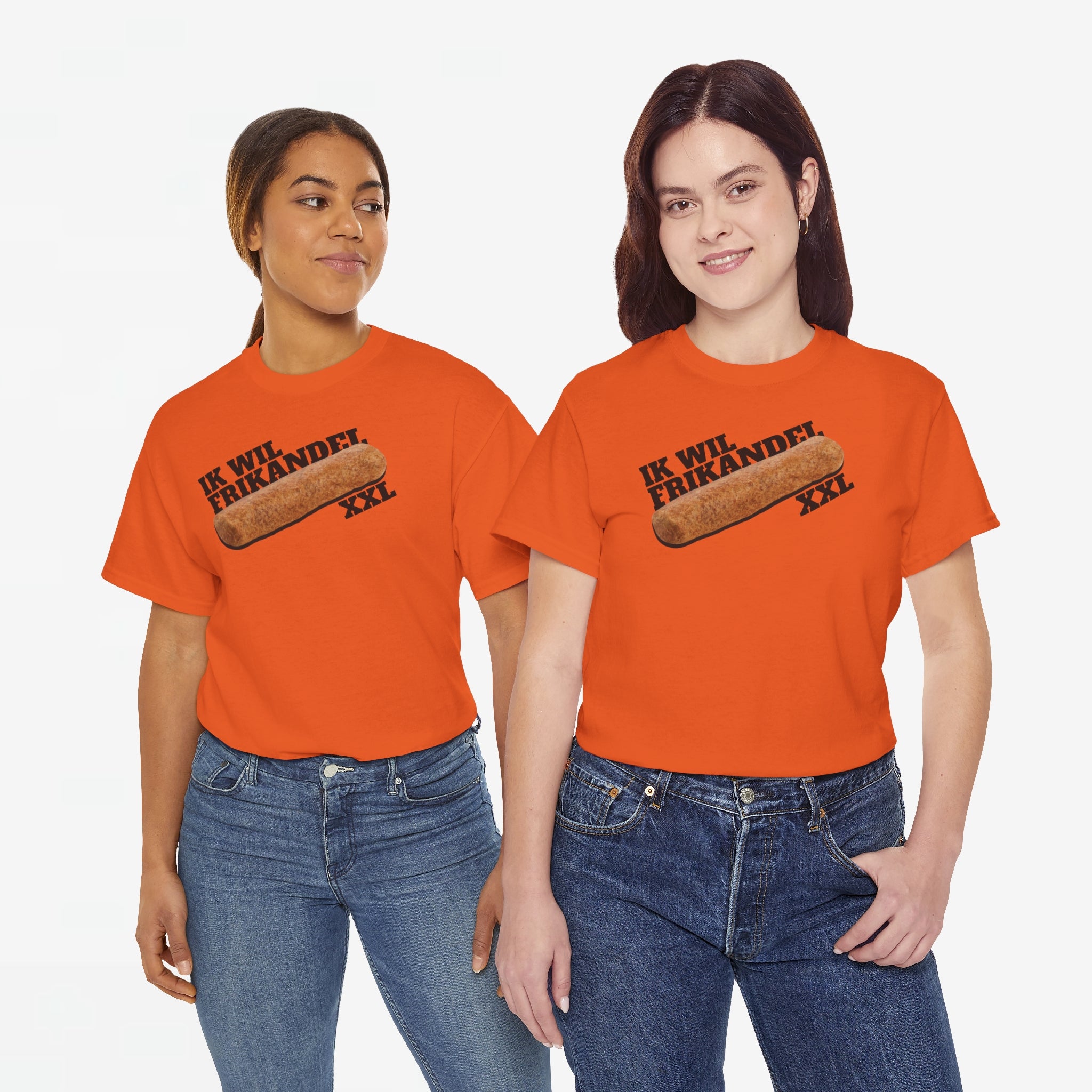 Ik wil Frikandel XXL | Front Print | Koningsdag T-shirt | Oversized