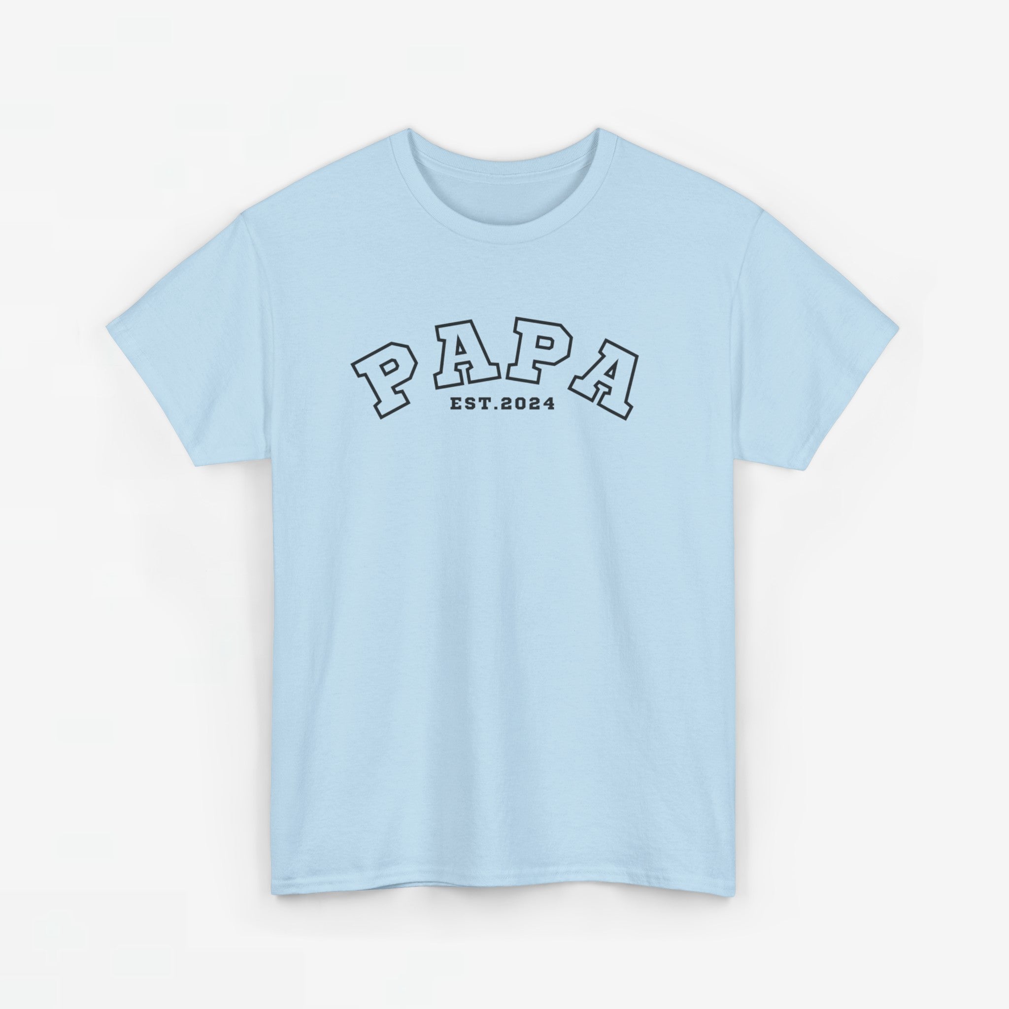 Gepersonaliseerde Vaderdag Papa Cadeau - T-shirt - Papa - EST [Jaar]
