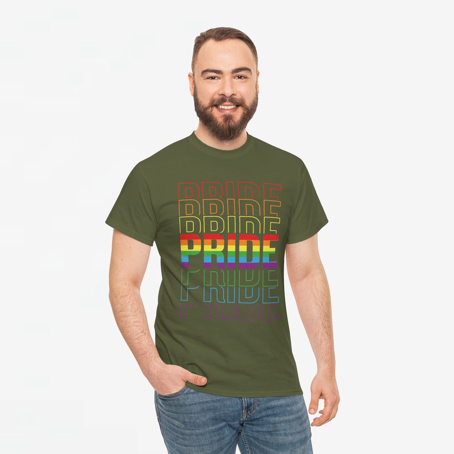 Gay Pride T-shirt - Pride Tekst - Oversized #51