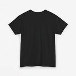 Zwart T-shirt zonder print, alleen effen rugzijde