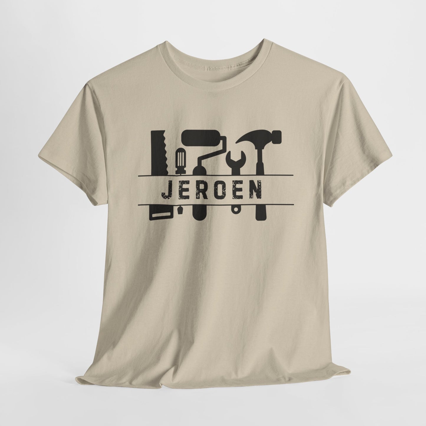 Gepersonaliseerde Vaderdag Papa Cadeau - T-shirt - Klusser Met Naam