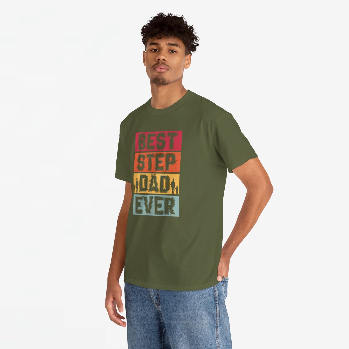 Vaderdag Papa Cadeau - T-shirt - Best Step Dad Ever - Oversized #31